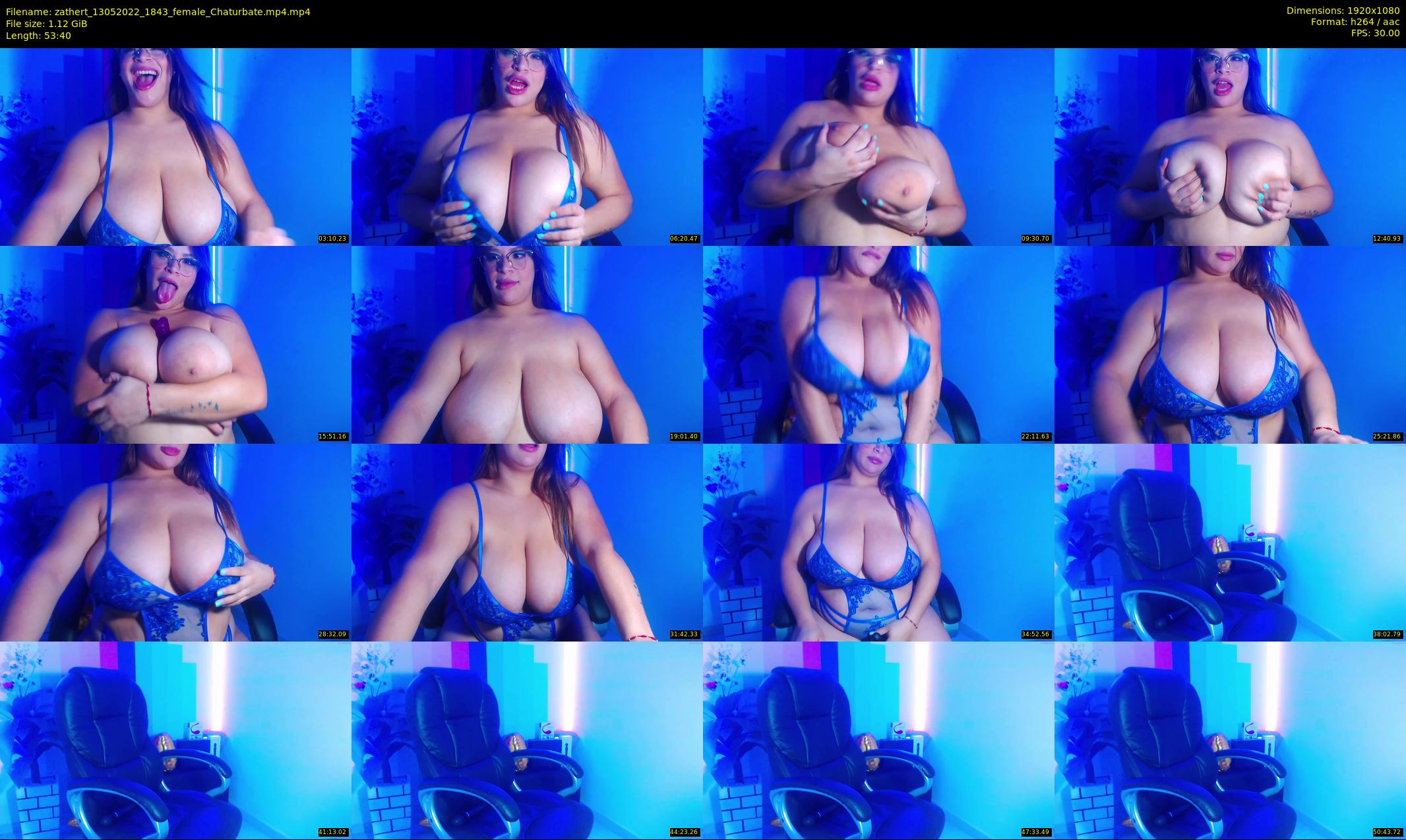 zathert — 54 minute Chaturbate female cam show recording, 1080p, May 13, 2022