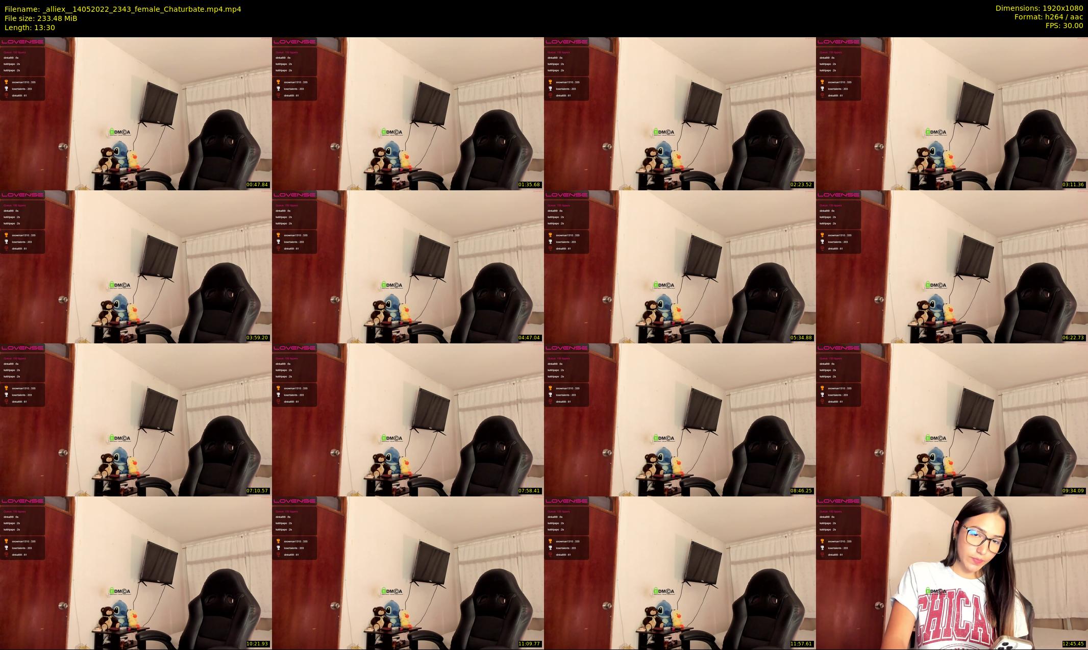 _alliex_ — 14 minute Chaturbate female cam show recording, 1080p, May 14, 2022
