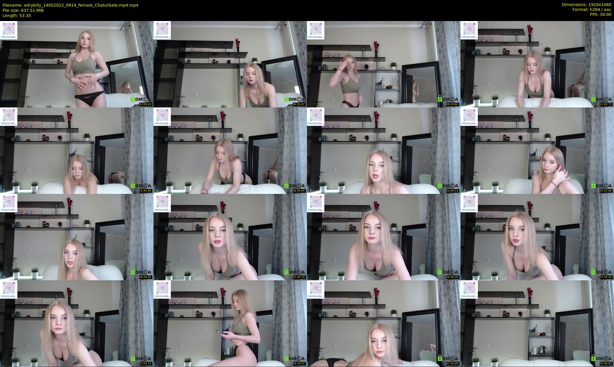 adrykilly — 54 minute Chaturbate female cam show recording, 1080p, May 14, 2022