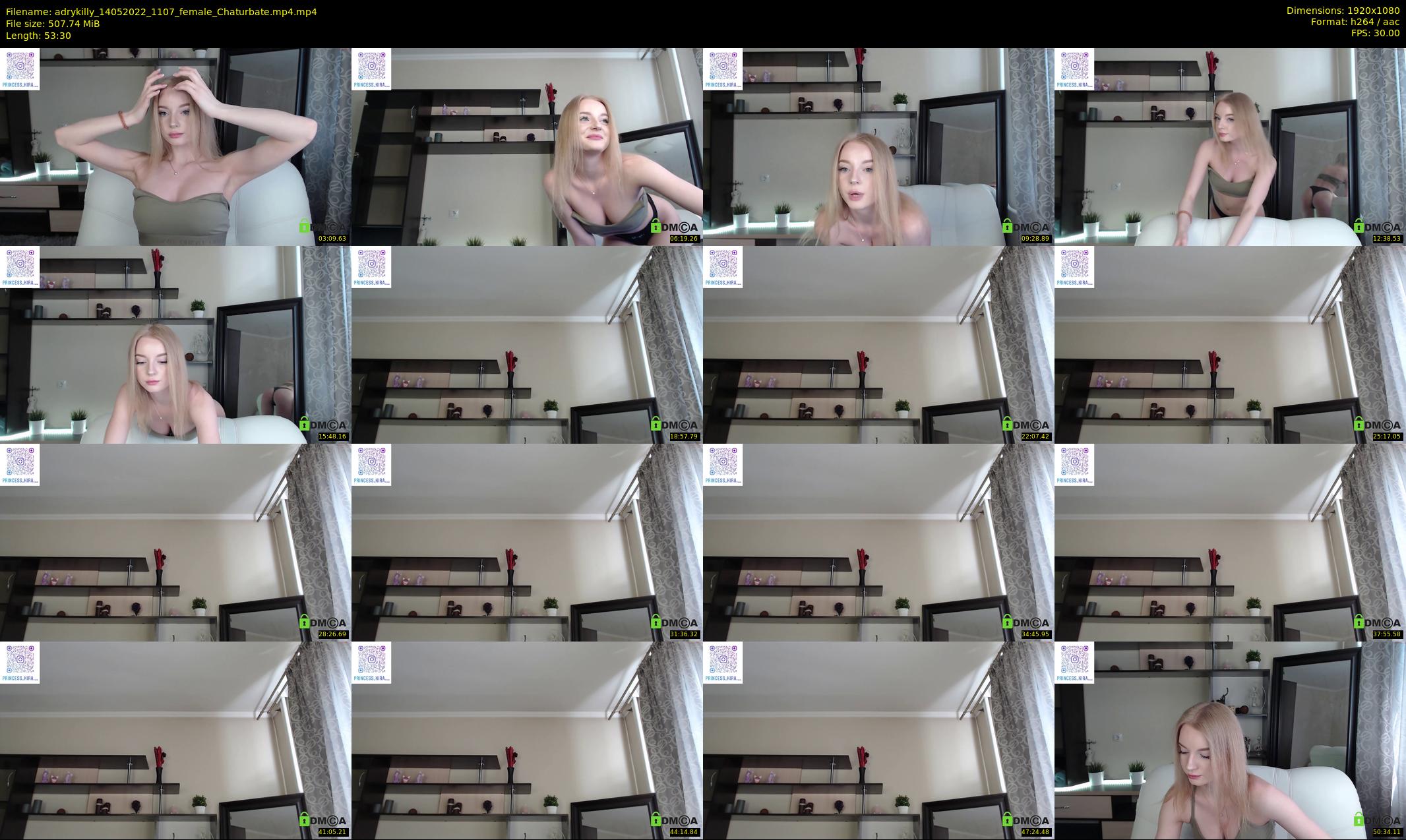 adrykilly — 54 minute Chaturbate female cam show recording, 1080p, May 14, 2022