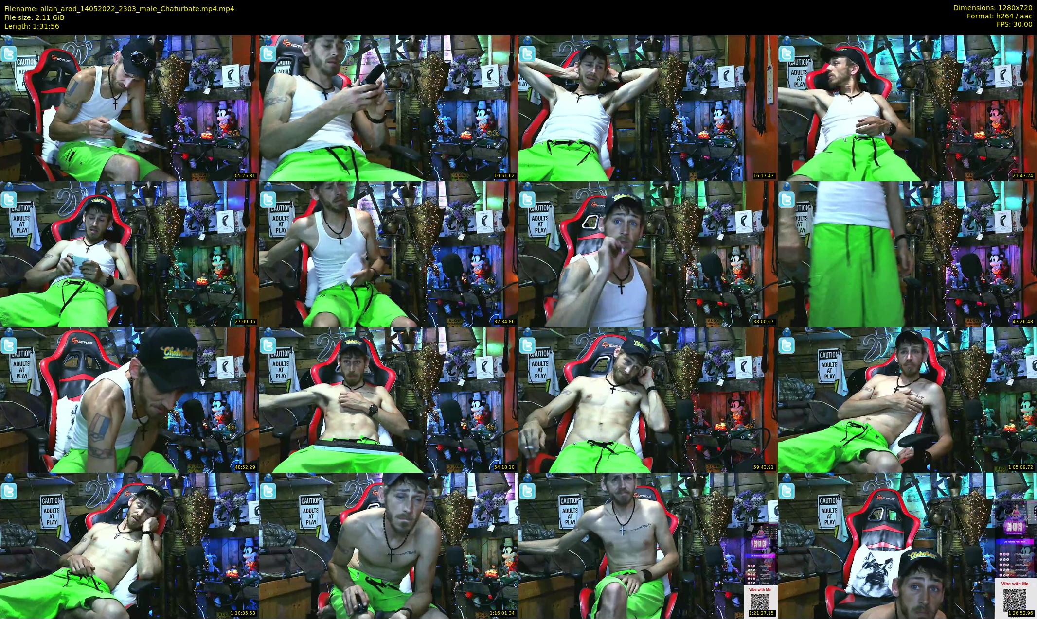 allan_arod — 92 minute Chaturbate male cam show recording, 720p, May 14, 2022