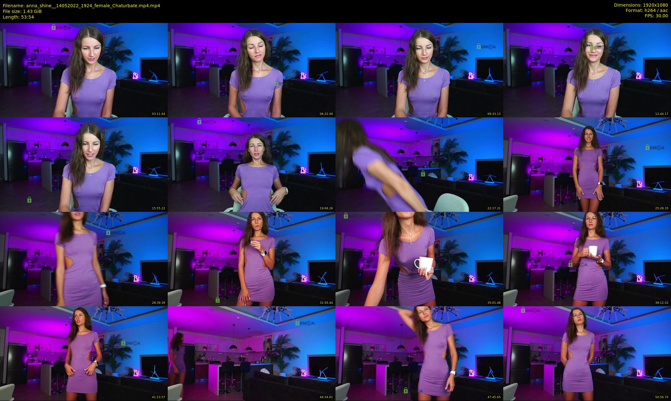 anna_shine_ — 54 minute Chaturbate female cam show recording, 1080p, May 14, 2022