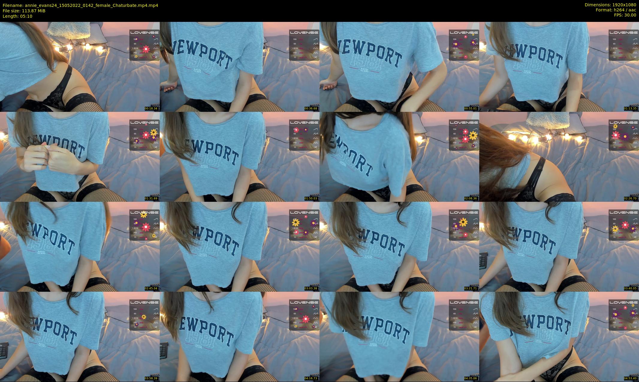 annie_evans24 — 6 minute Chaturbate female cam show recording, 1080p, May 15, 2022