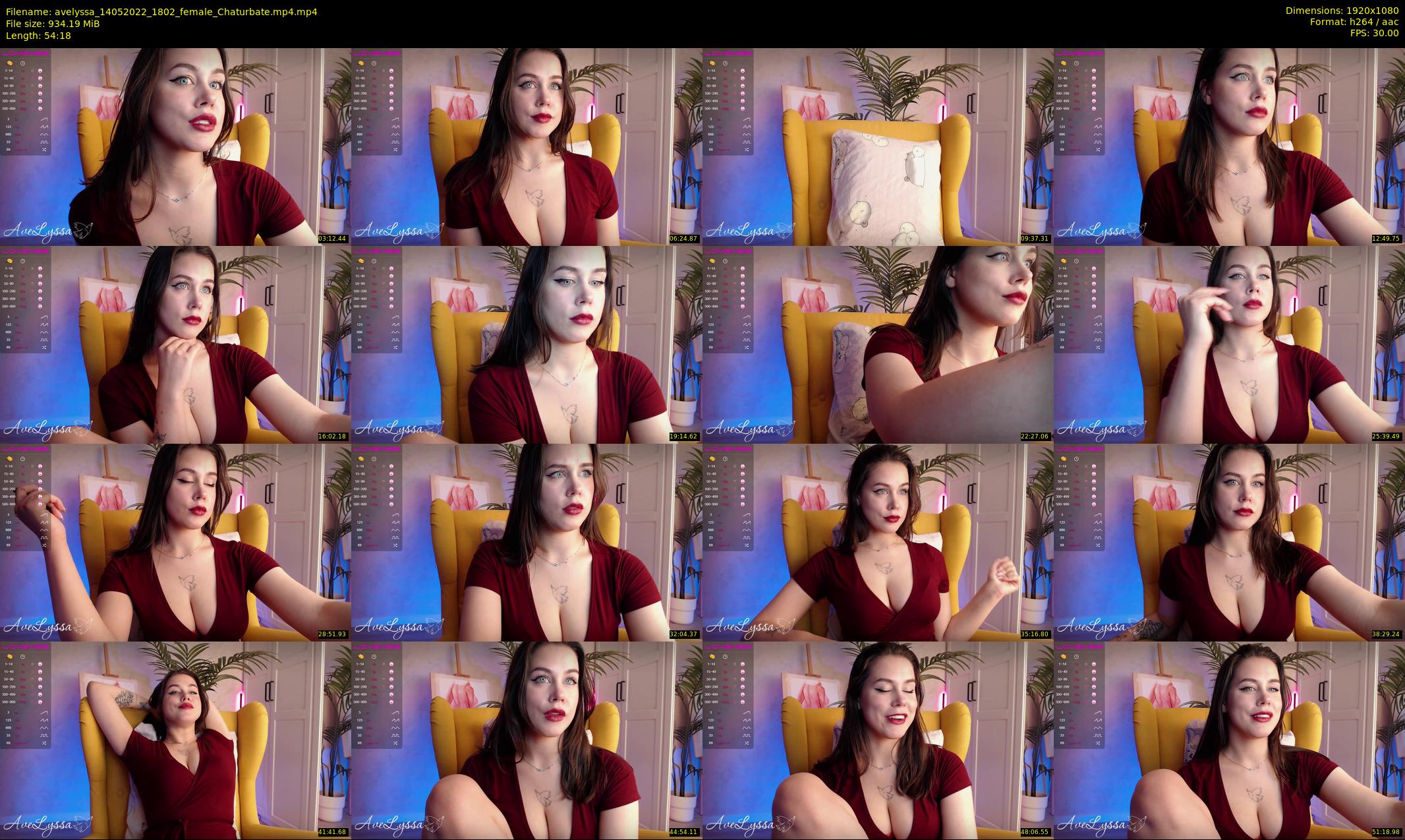 avelyssa — 55 minute Chaturbate female cam show recording, 1080p, May 14, 2022