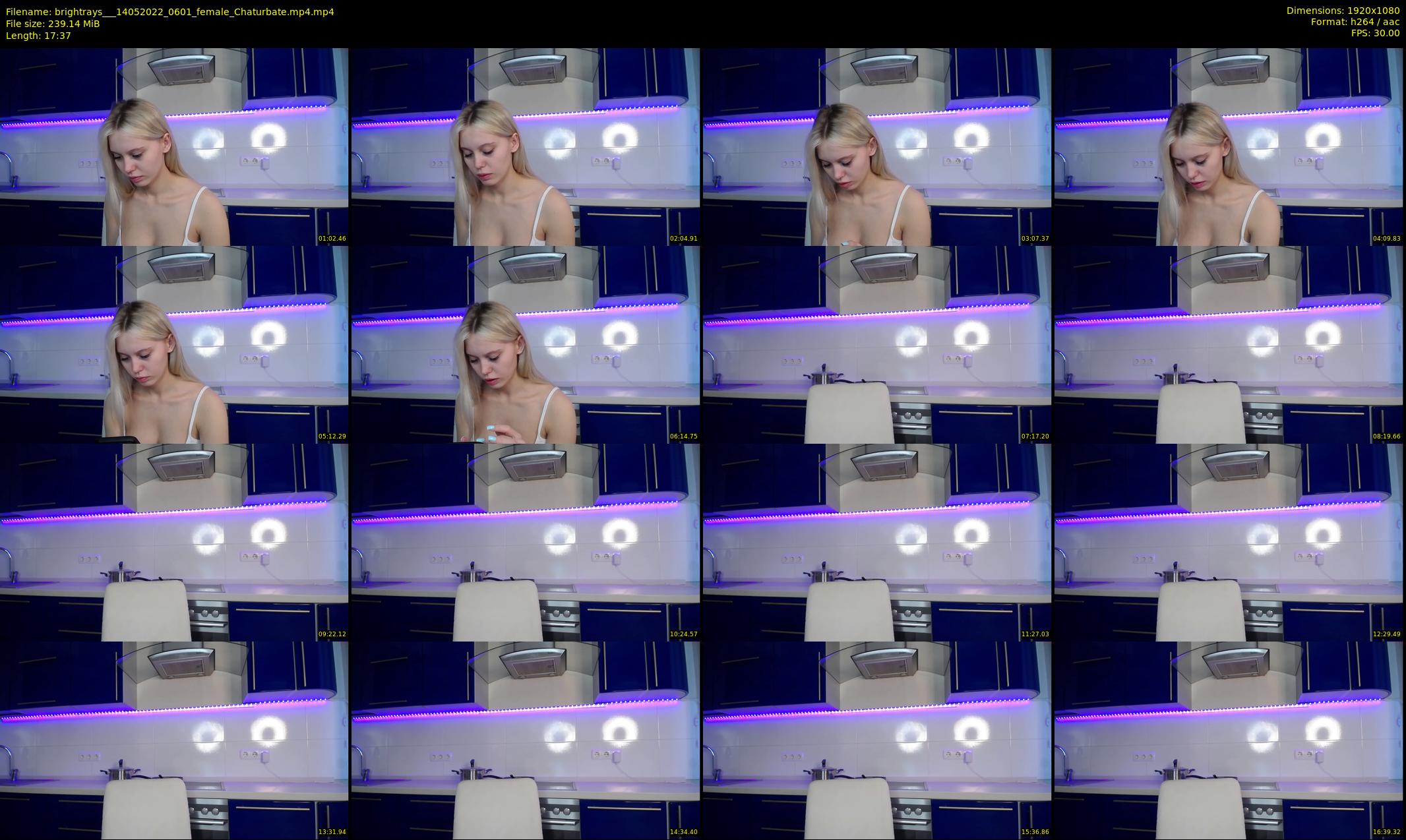 brightrays__ — 18 minute Chaturbate female cam show recording, 1080p, May 14, 2022