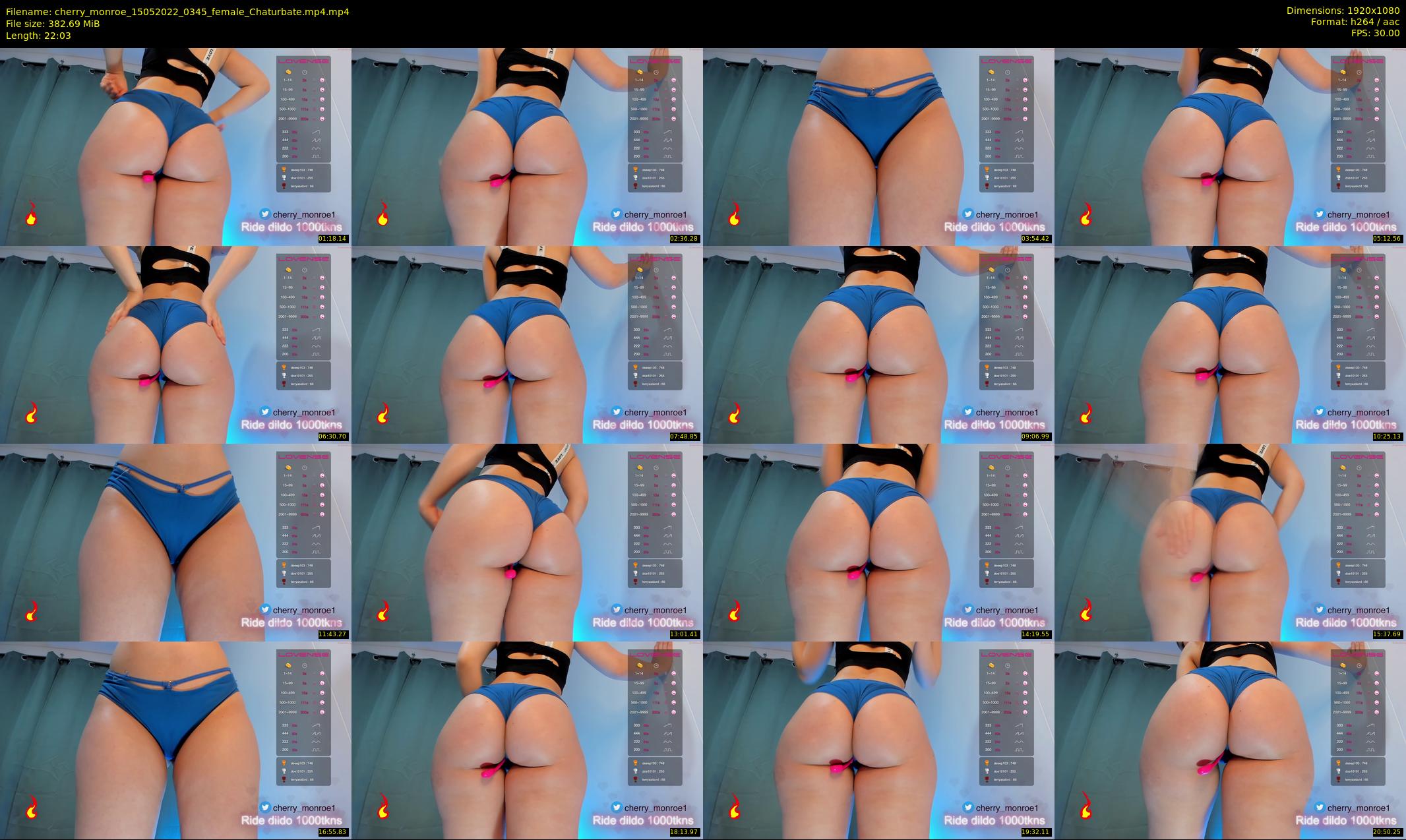 cherry_monroe — 23 minute Chaturbate female cam show recording, 1080p, May 15, 2022