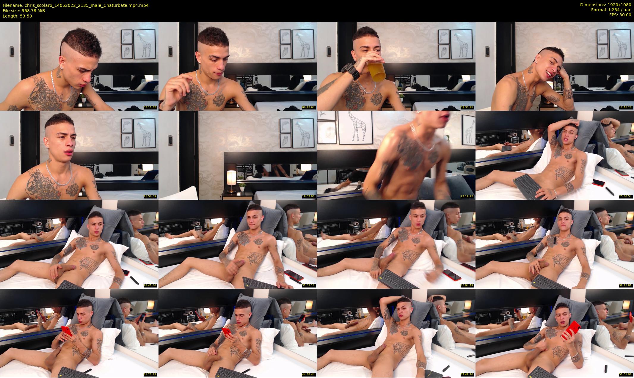 chris_scolaro — 54 minute Chaturbate male cam show recording, 1080p, May 14, 2022