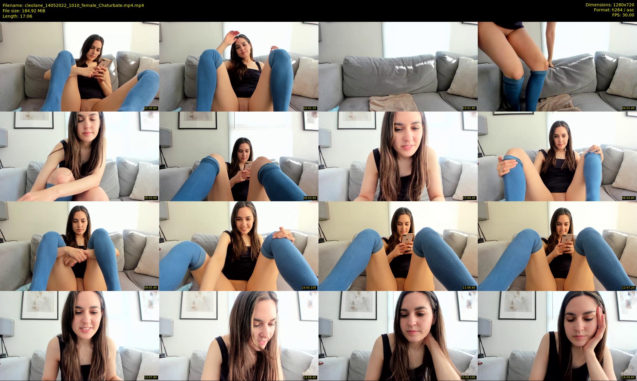 cleolane — 18 minute Chaturbate female cam show recording, 720p, May 14, 2022
