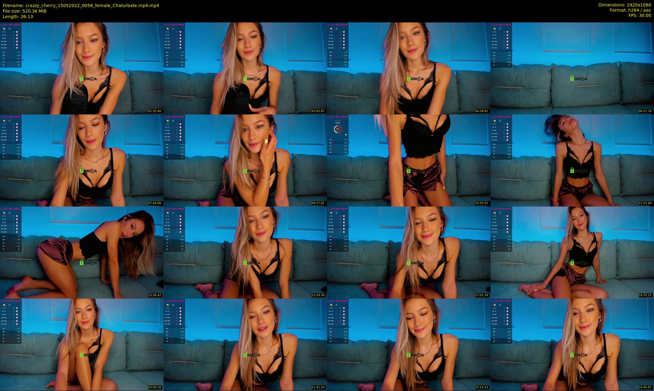 crazzy_cherry — 27 minute Chaturbate female cam show recording, 1080p, May 15, 2022