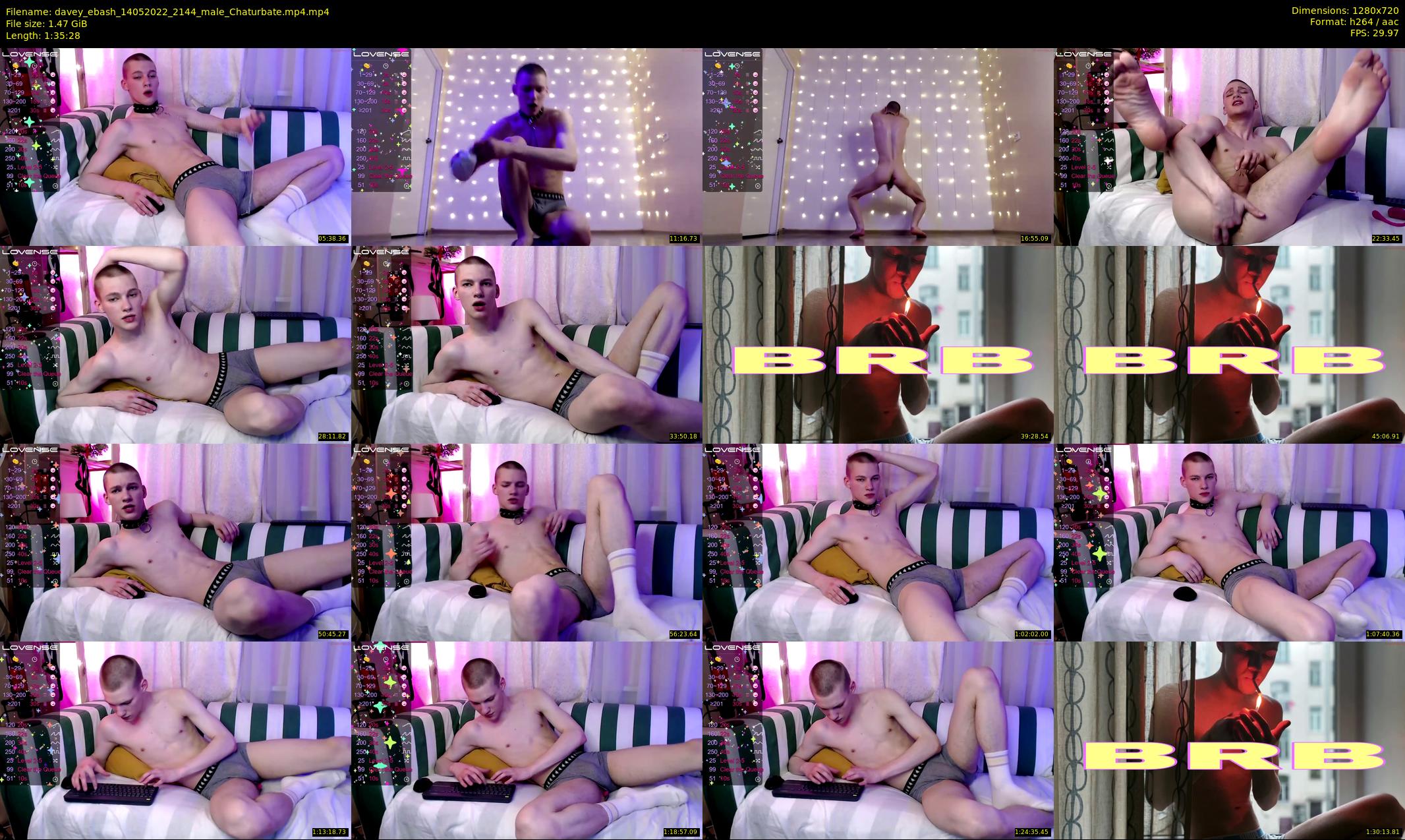 davey_ebash — 96 minute Chaturbate male cam show recording, 720p, May 14, 2022