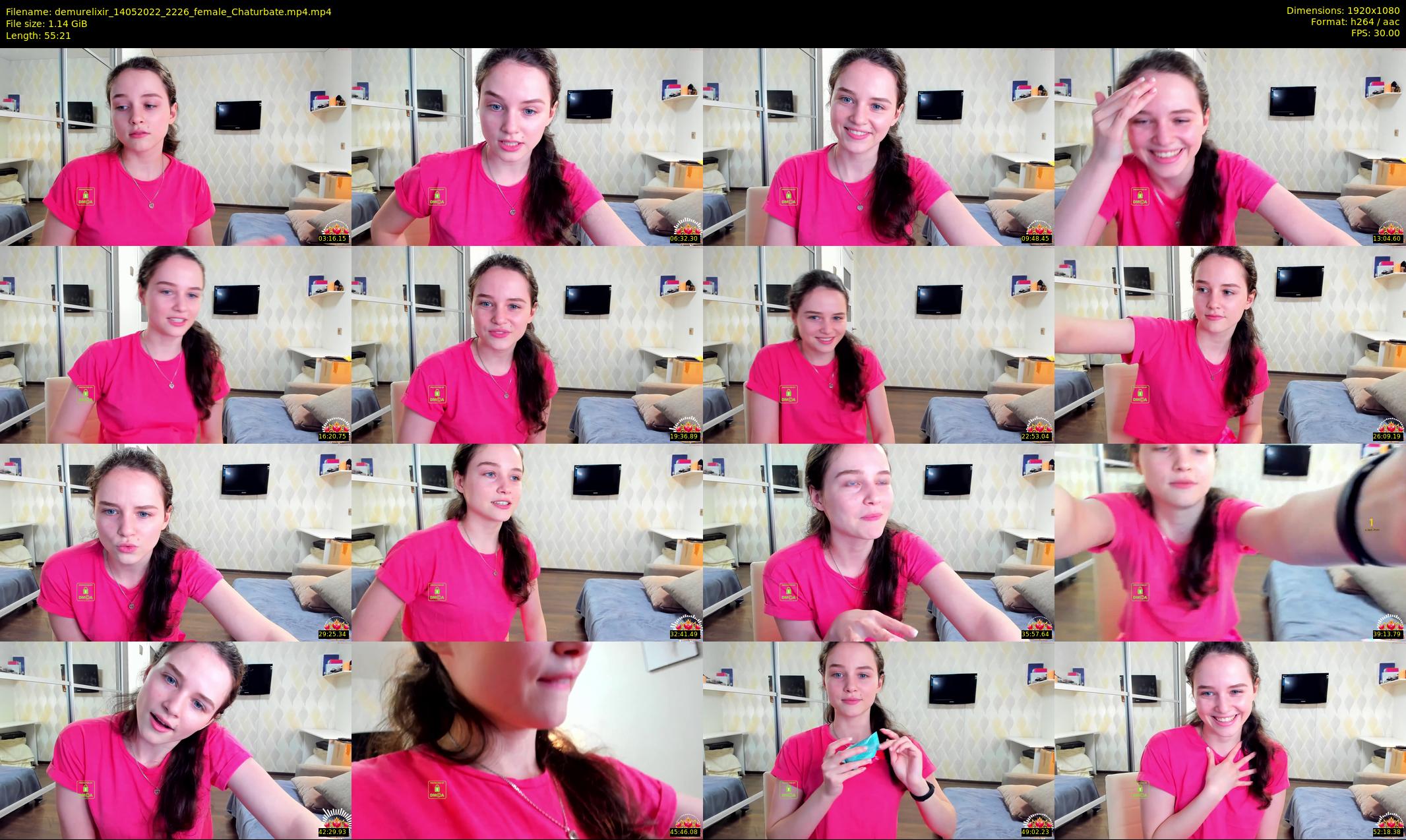 demurelixir — 56 minute Chaturbate female cam show recording, 1080p, May 14, 2022