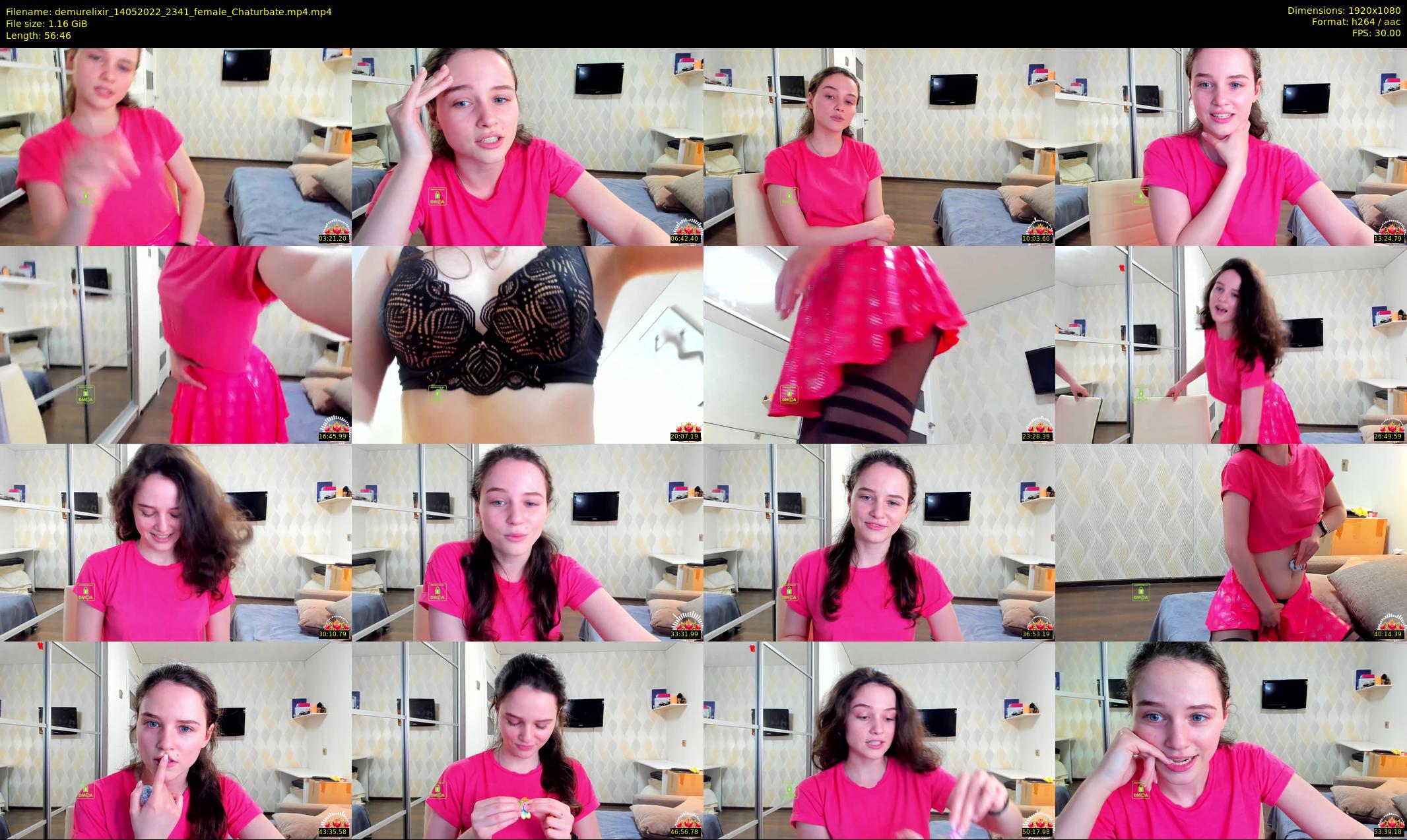 demurelixir — 57 minute Chaturbate female cam show recording, 1080p, May 14, 2022