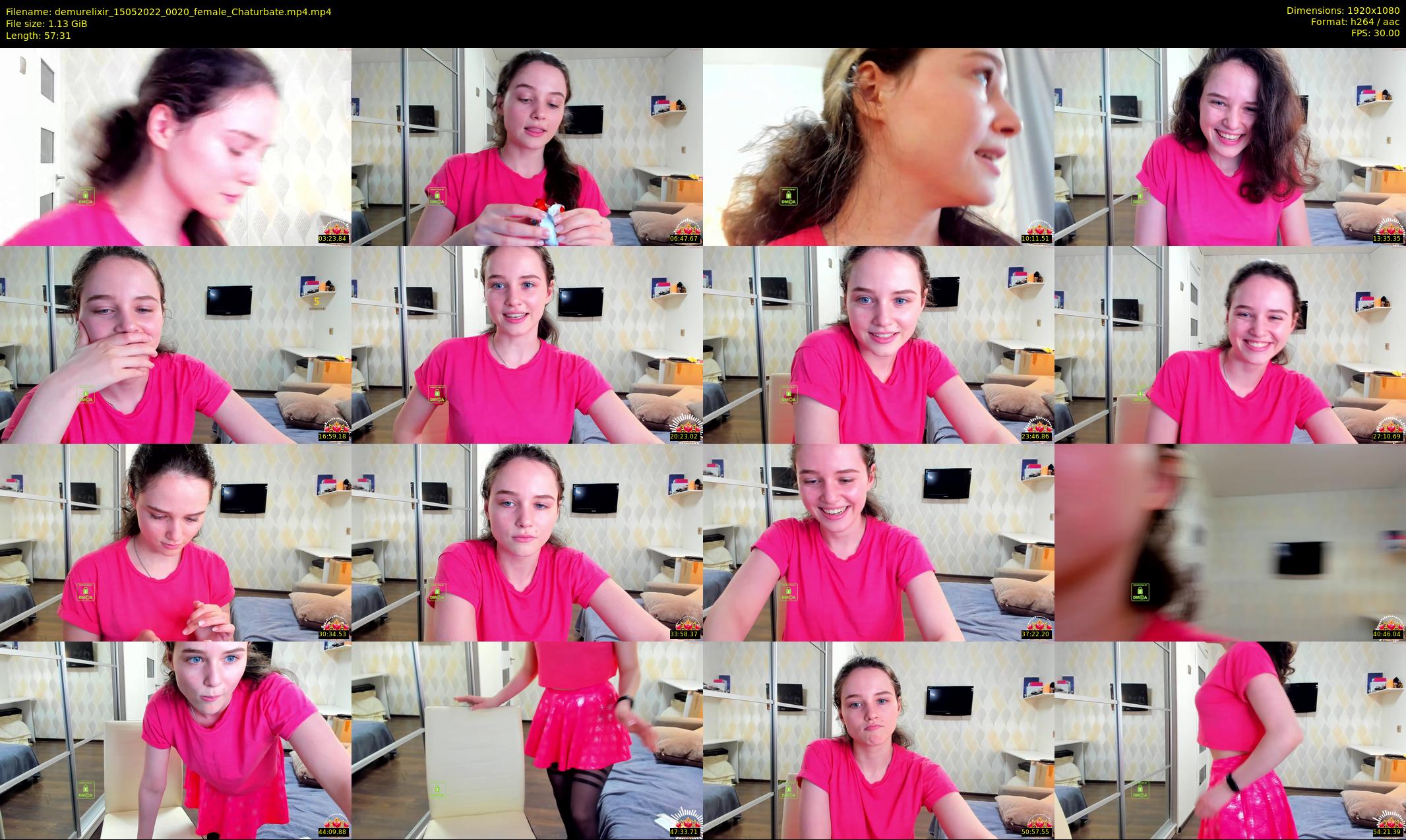 demurelixir — 58 minute Chaturbate female cam show recording, 1080p, May 15, 2022