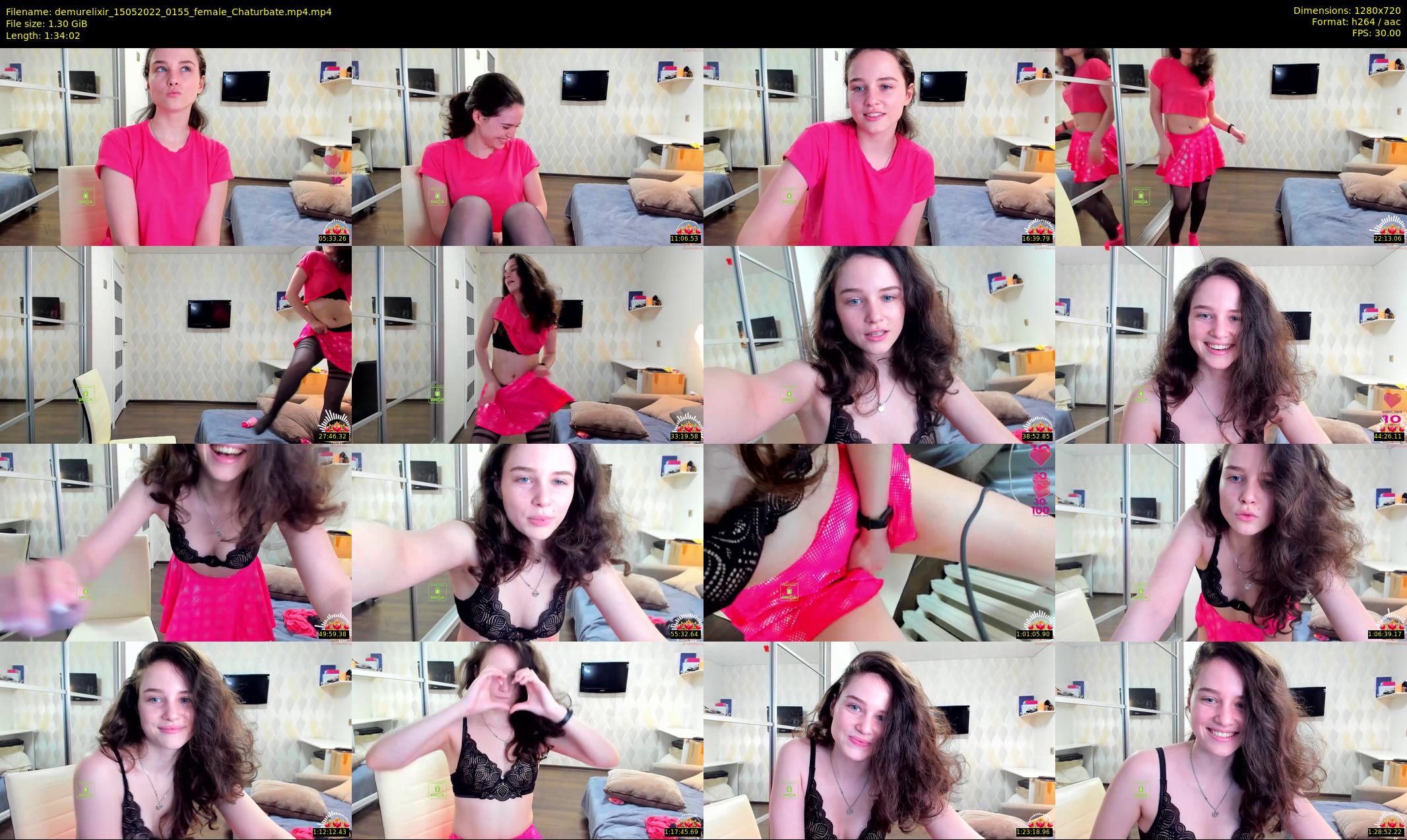 demurelixir — 95 minute Chaturbate female cam show recording, 720p, May 15, 2022