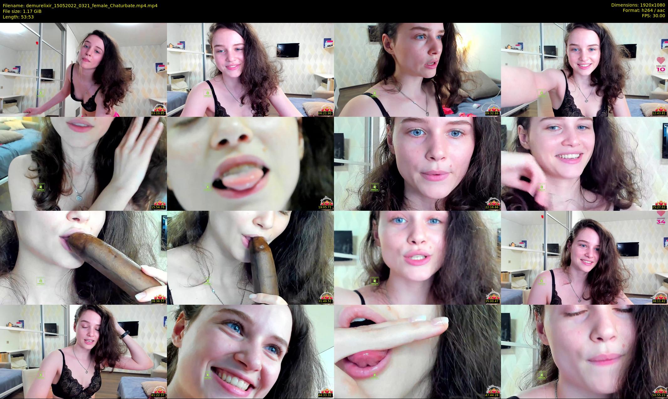 demurelixir — 54 minute Chaturbate female cam show recording, 1080p, May 15, 2022