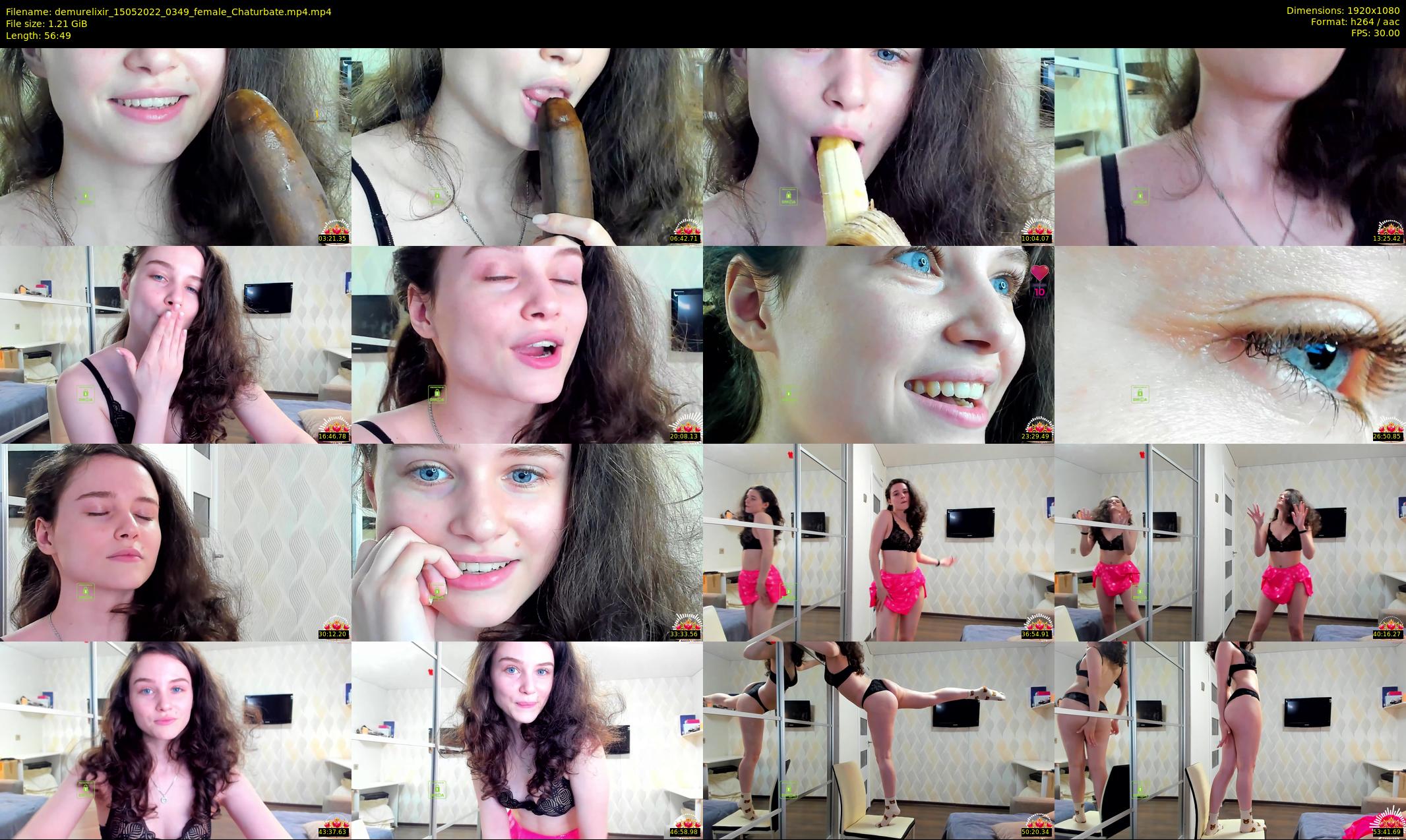 demurelixir — 57 minute Chaturbate female cam show recording, 1080p, May 15, 2022