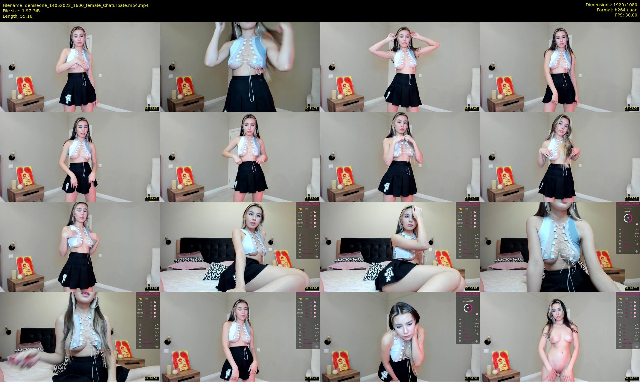 deniseone — 56 minute Chaturbate female cam show recording, 1080p, May 14, 2022