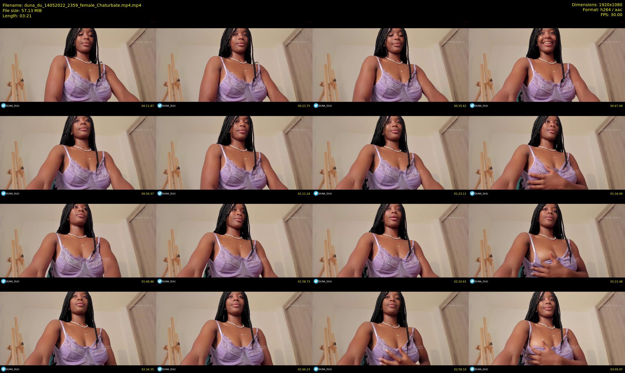 duna_du — 4 minute Chaturbate female cam show recording, 1080p, May 14, 2022