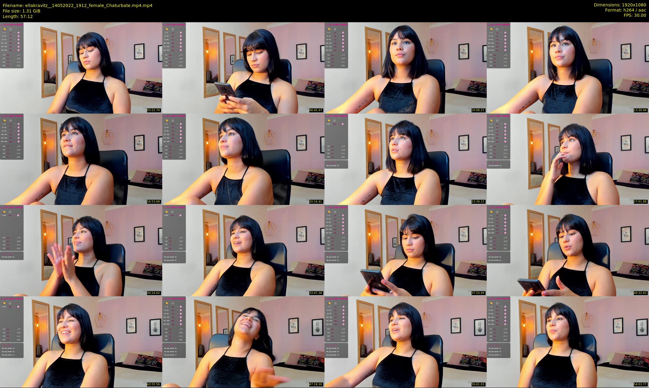 ellakravitz_ — 58 minute Chaturbate female cam show recording, 1080p, May 14, 2022