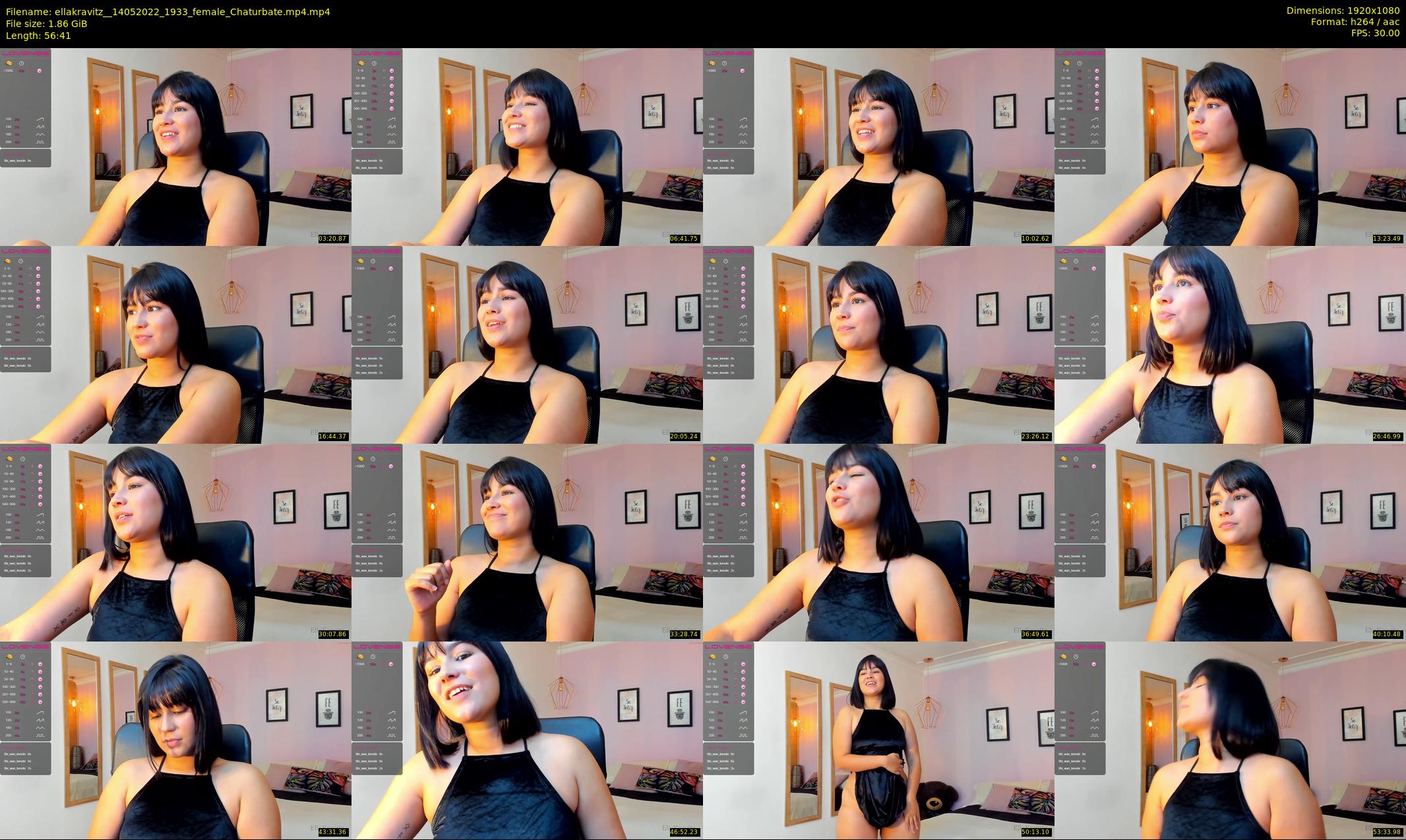ellakravitz_ — 57 minute Chaturbate female cam show recording, 1080p, May 14, 2022