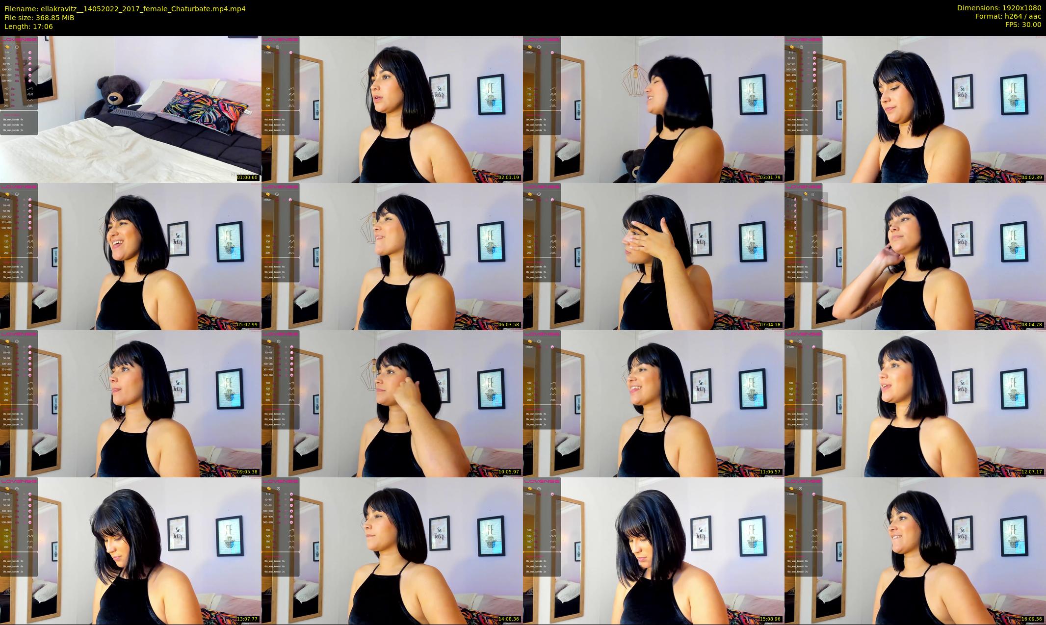 ellakravitz_ — 18 minute Chaturbate female cam show recording, 1080p, May 14, 2022