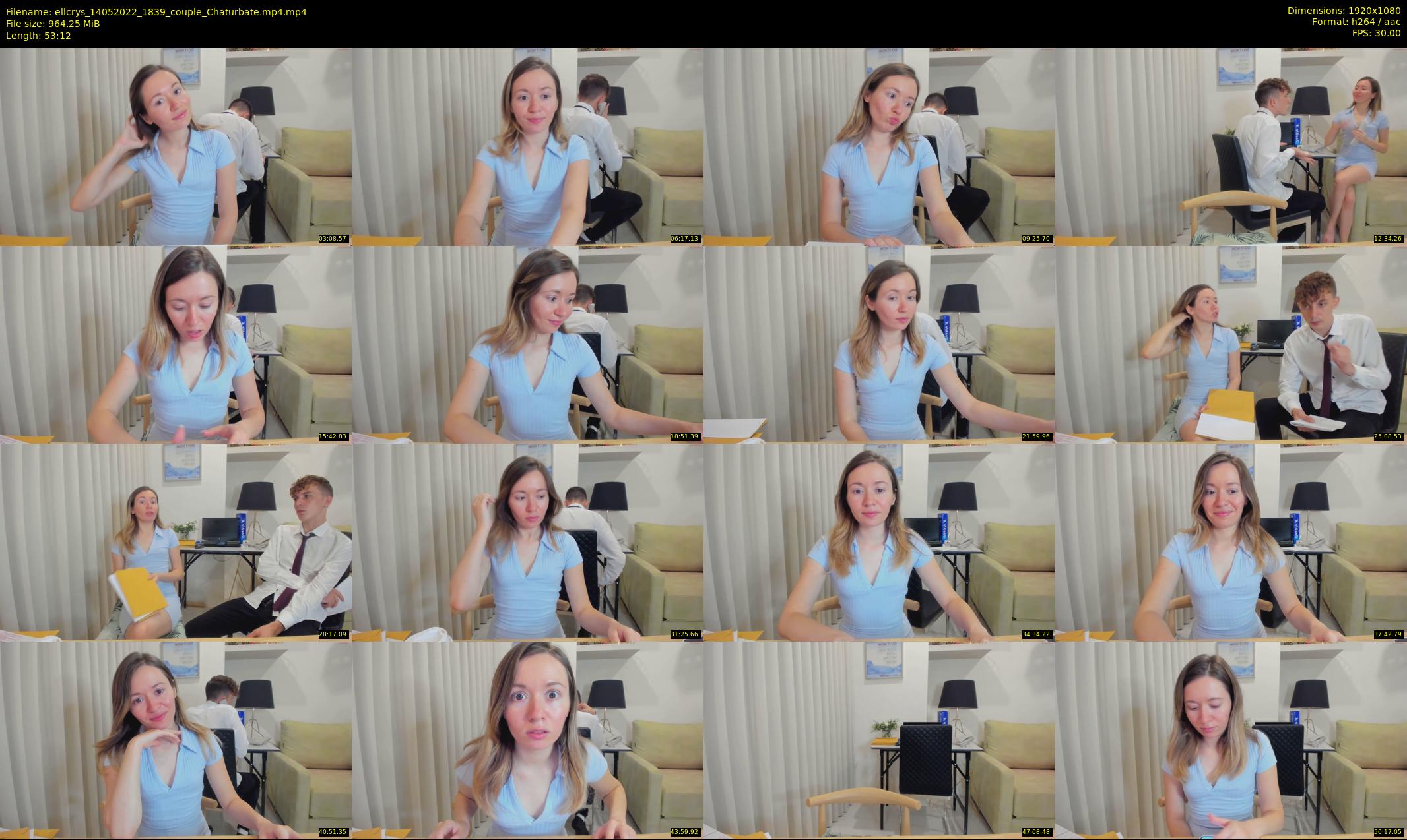 ellcrys — 54 minute Chaturbate couple cam show recording, 1080p, May 14, 2022