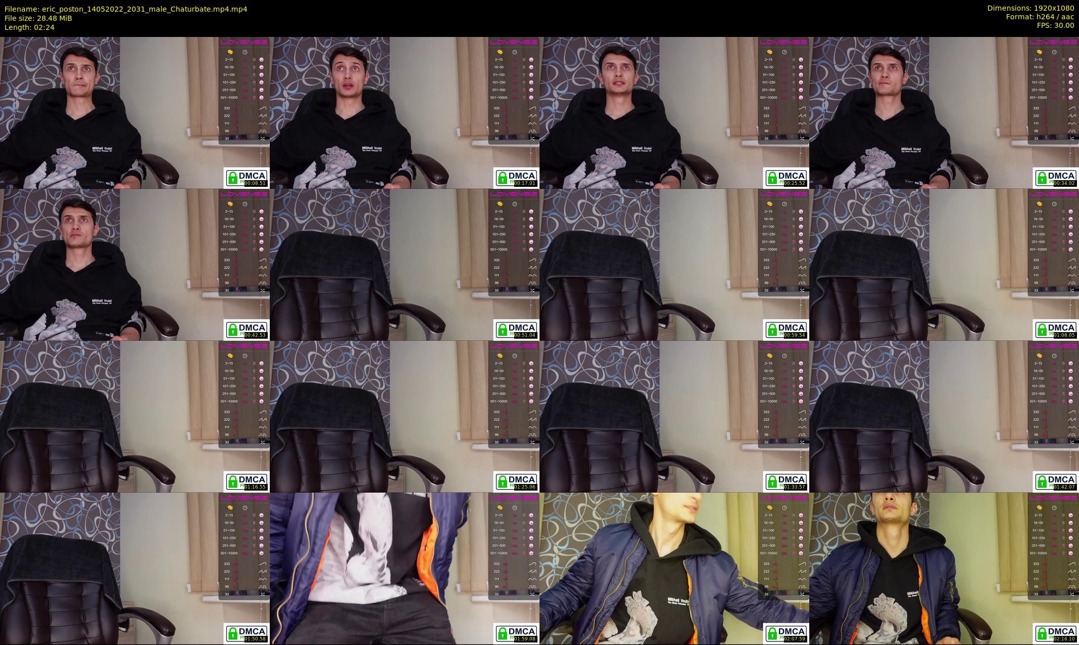 eric_poston — 3 minute Chaturbate male cam show recording, 1080p, May 14, 2022