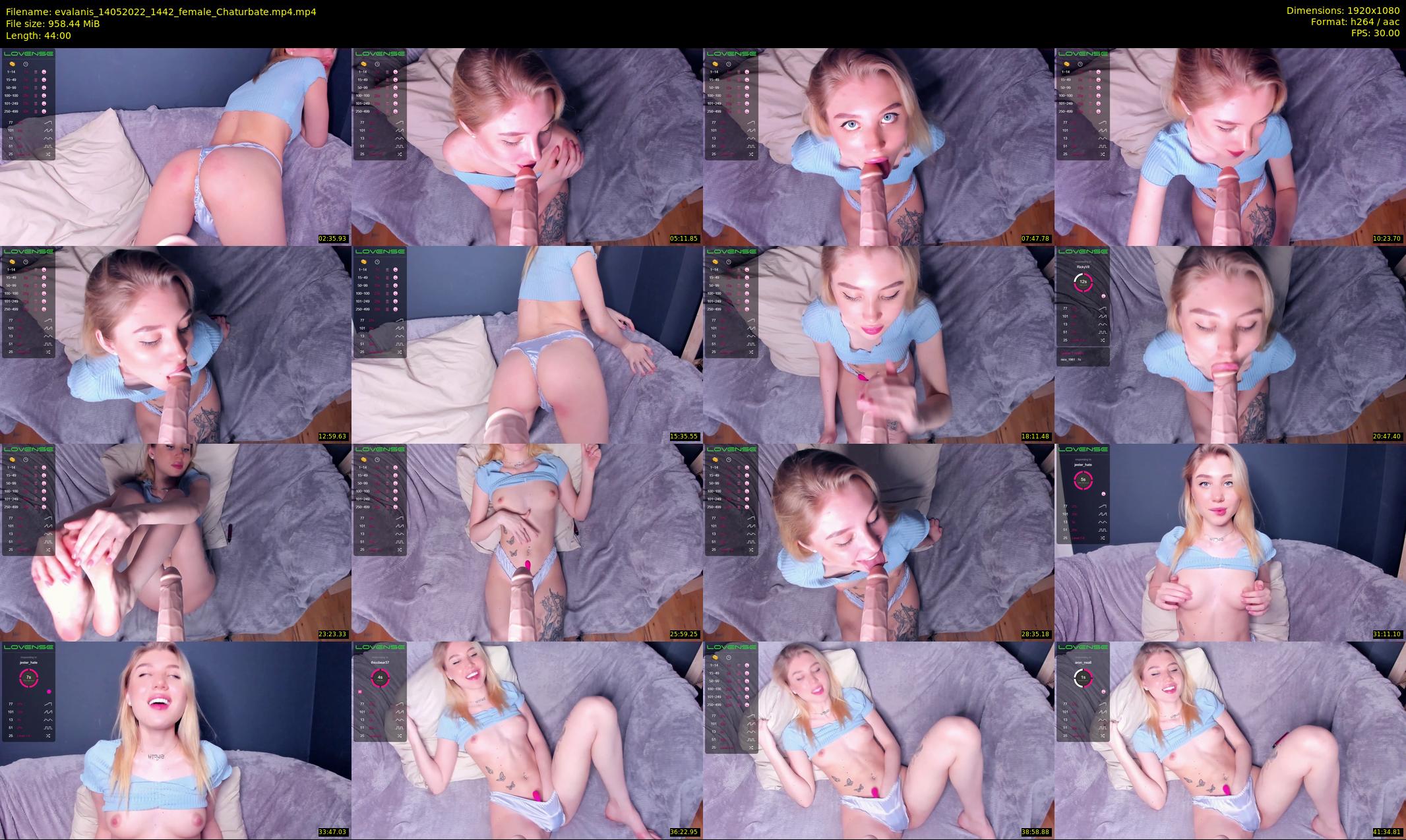 evalanis — 44 minute Chaturbate couple cam show recording, 1080p, May 14, 2022