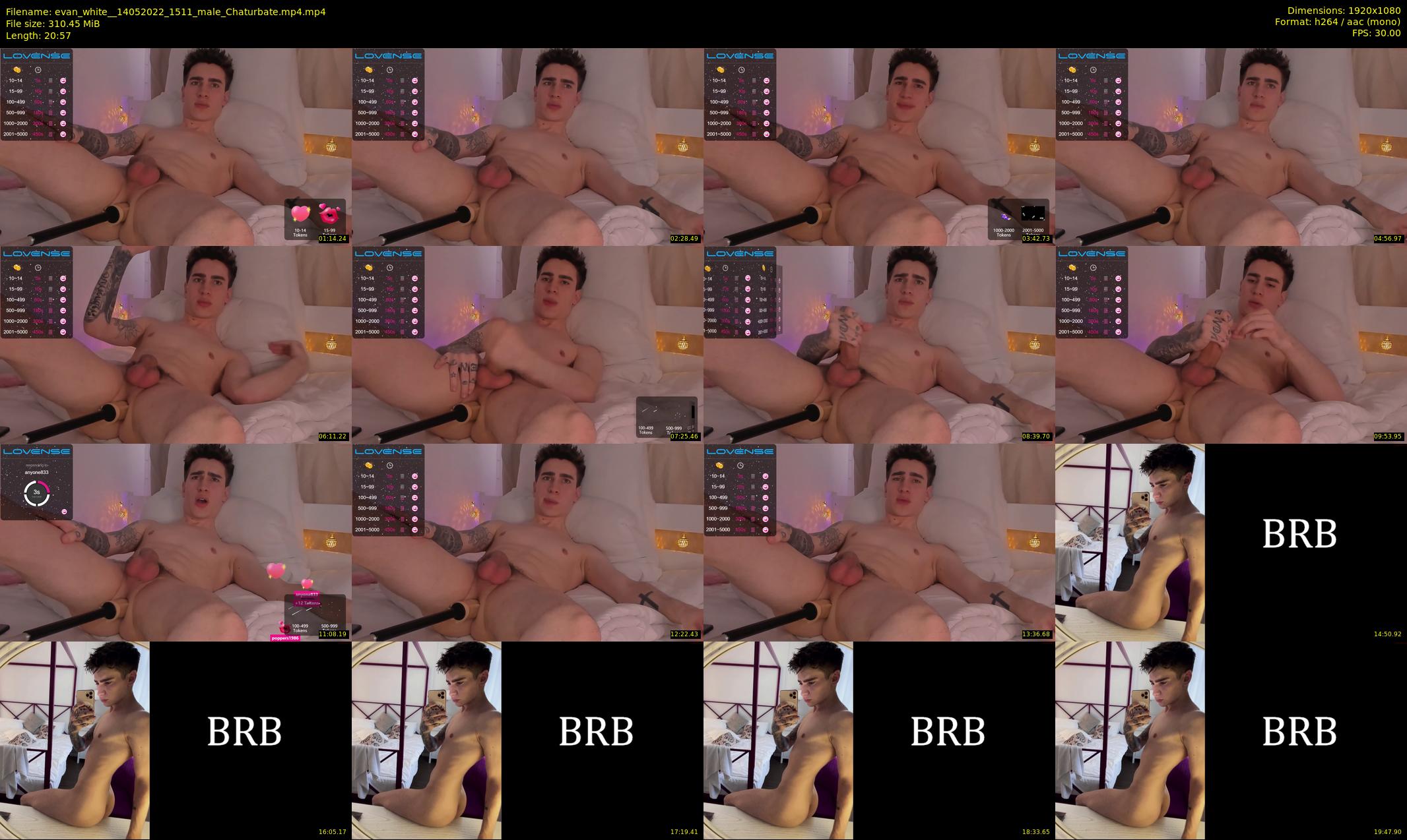evan_white_ — 21 minute Chaturbate male cam show recording, 1080p, May 14, 2022