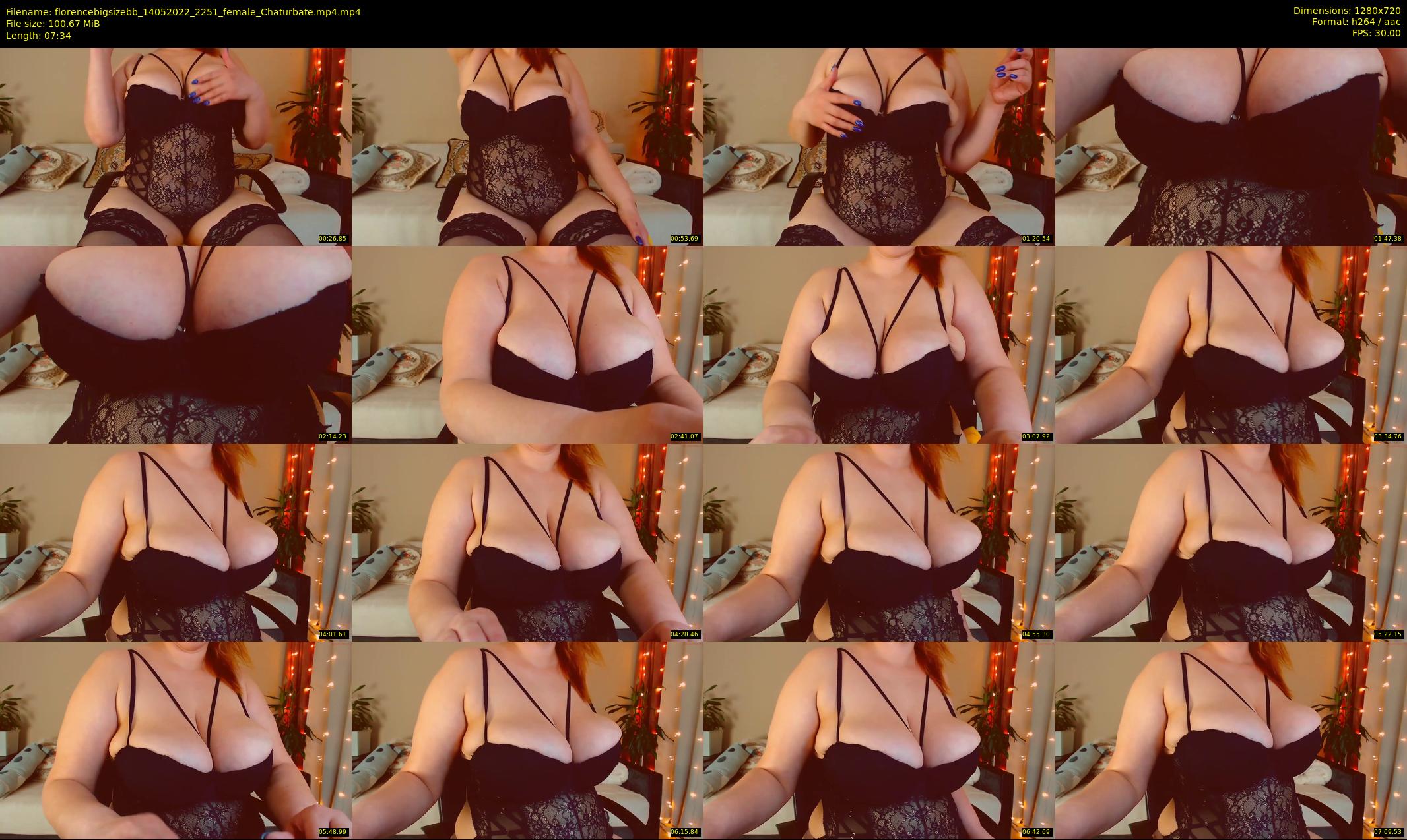 florencebigsizebb — 8 minute Chaturbate female cam show recording, 720p, May 14, 2022