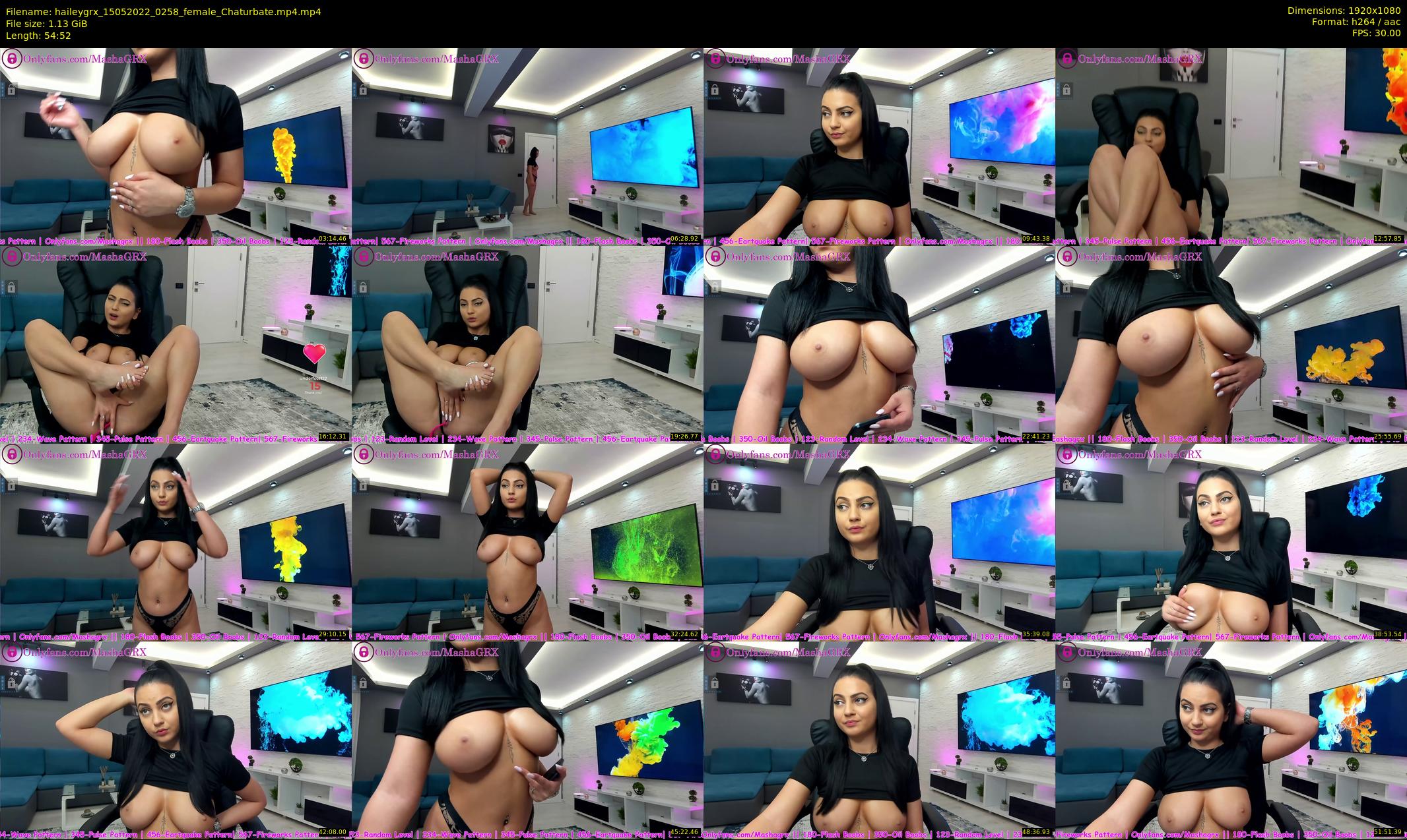 haileygrx — 55 minute Chaturbate female cam show recording, 1080p, May 15, 2022