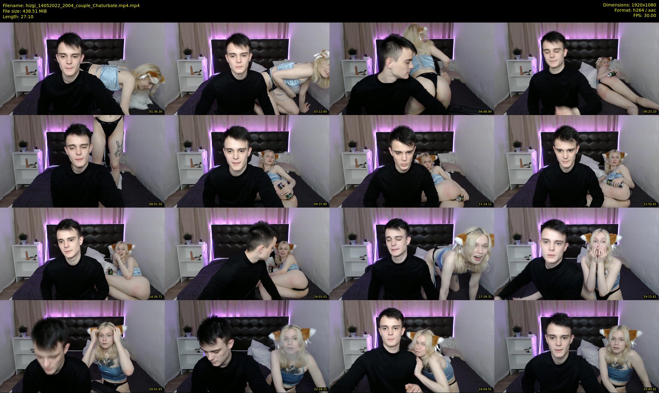 hizgi — 28 minute Chaturbate couple cam show recording, 1080p, May 14, 2022