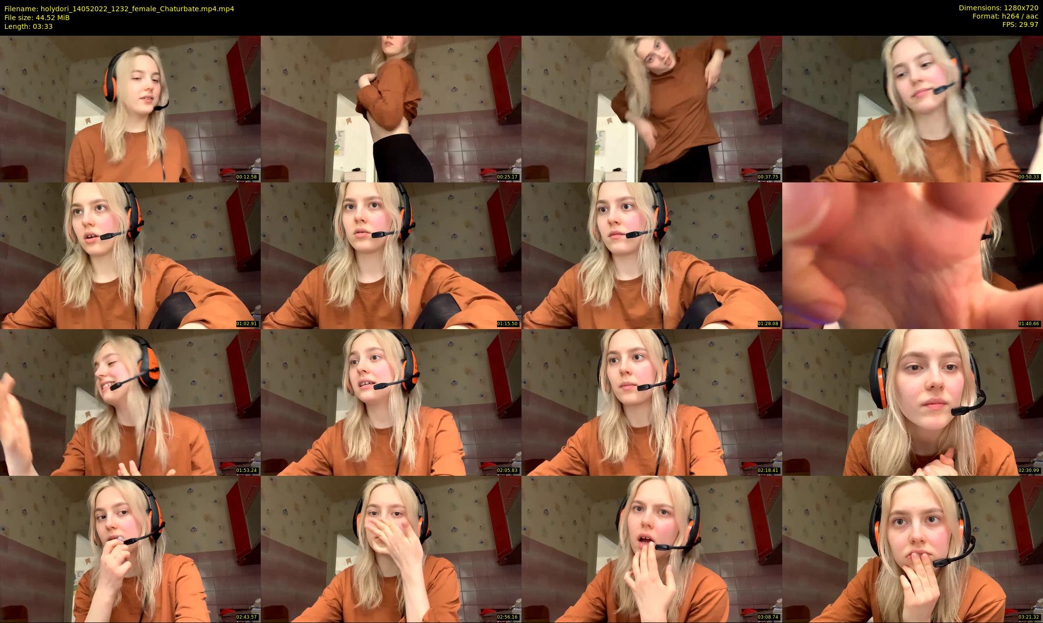 holydori — 4 minute Chaturbate female cam show recording, 720p, May 14, 2022