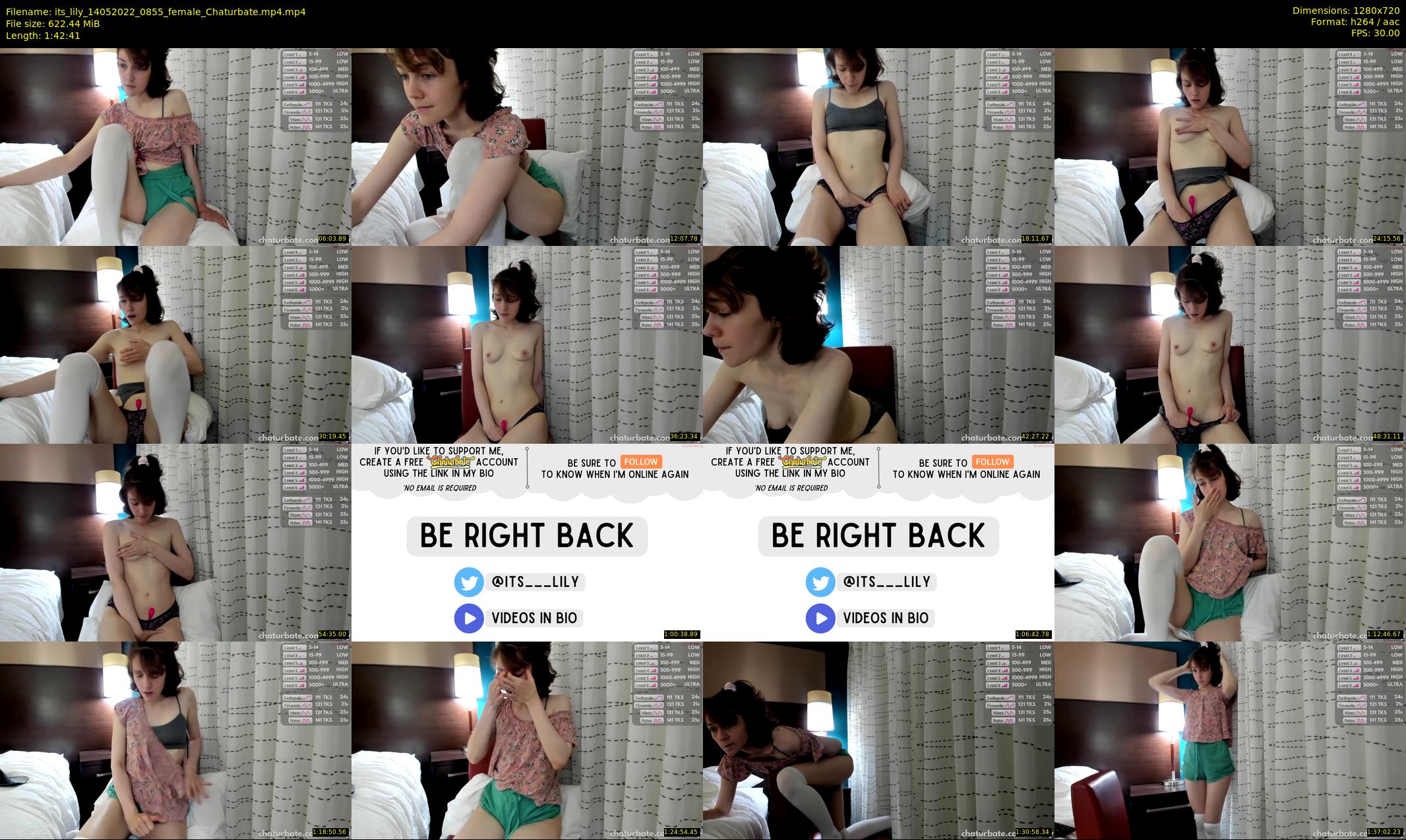 its_lily — 103 minute Chaturbate female cam show recording, 720p, May 14, 2022