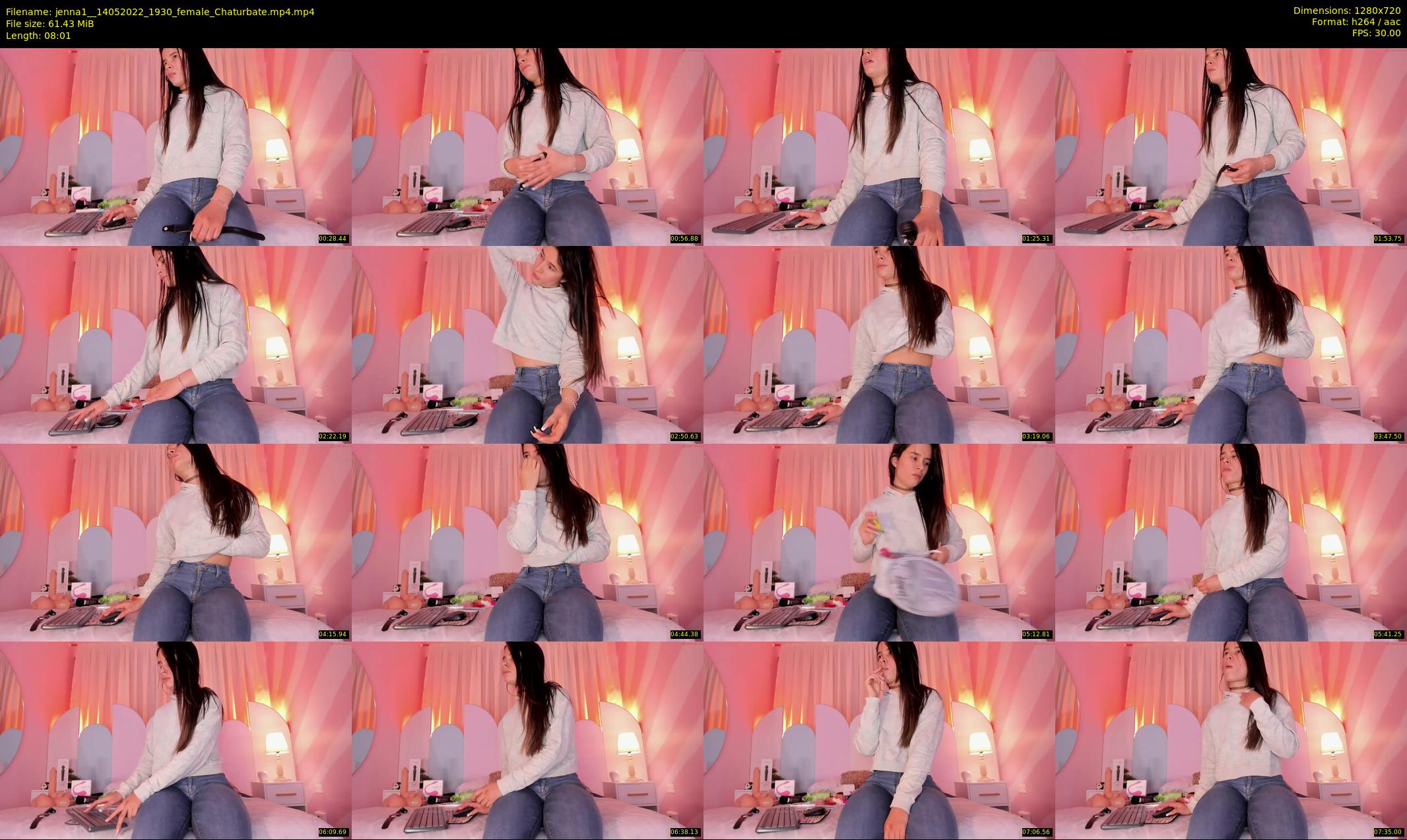 jenna1_ — 9 minute Chaturbate female cam show recording, 720p, May 14, 2022