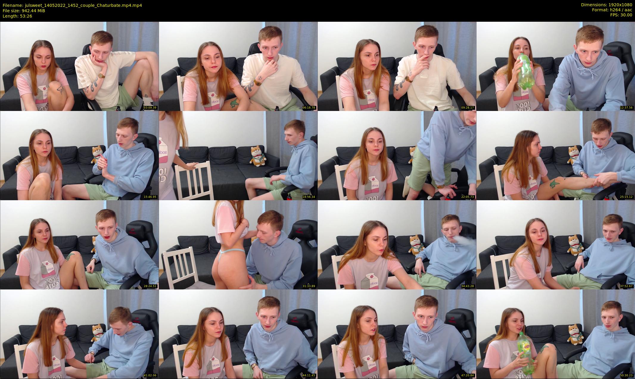 julsweet — 54 minute Chaturbate male cam show recording, 1080p, May 14, 2022