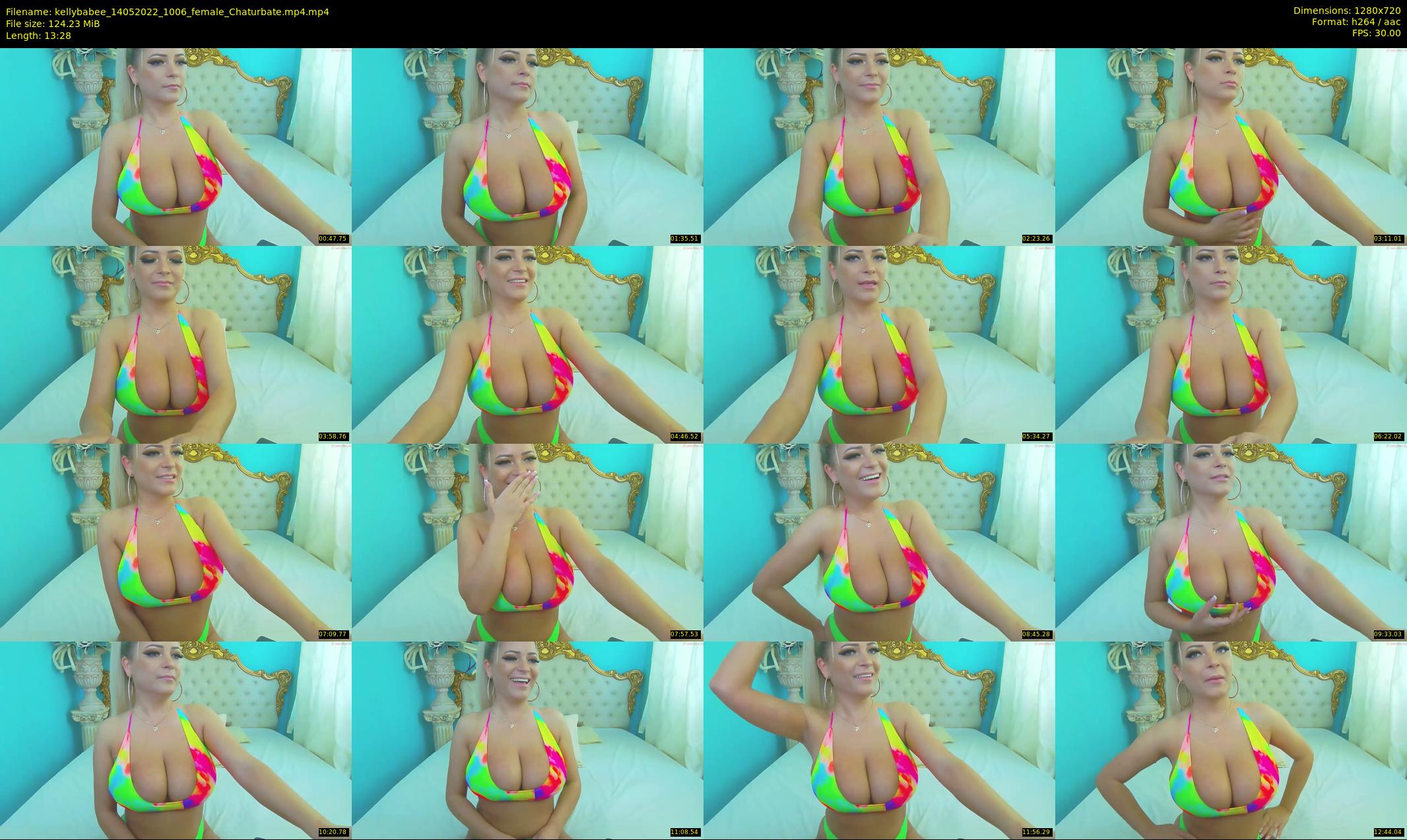 kellybabee — 14 minute Chaturbate female cam show recording, 720p, May 14, 2022