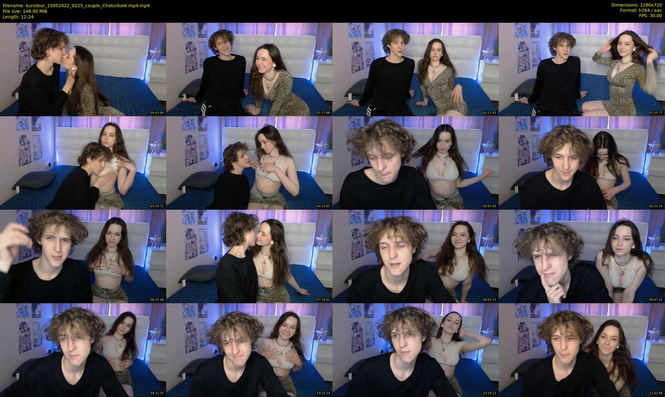 kuroteur — 13 minute Chaturbate couple cam show recording, 720p, May 15, 2022