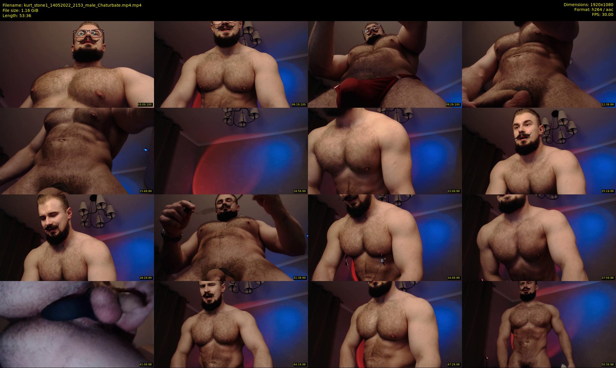 kurt_stone1 — 54 minute Chaturbate male cam show recording, 1080p, May 14, 2022