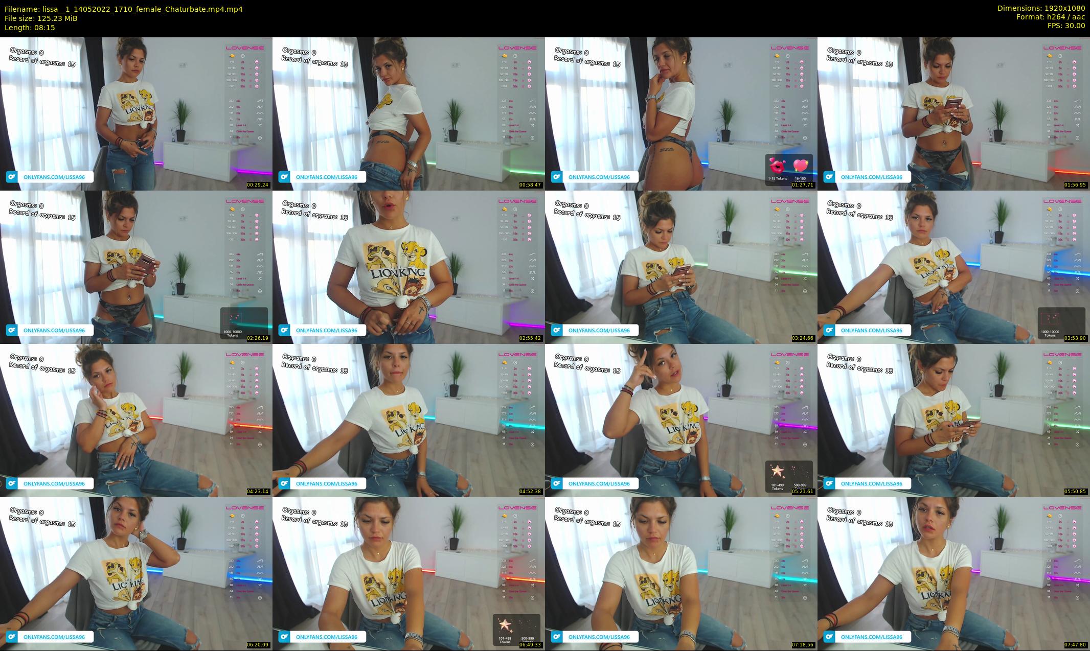 lissa__1 — 9 minute Chaturbate female cam show recording, 1080p, May 14, 2022
