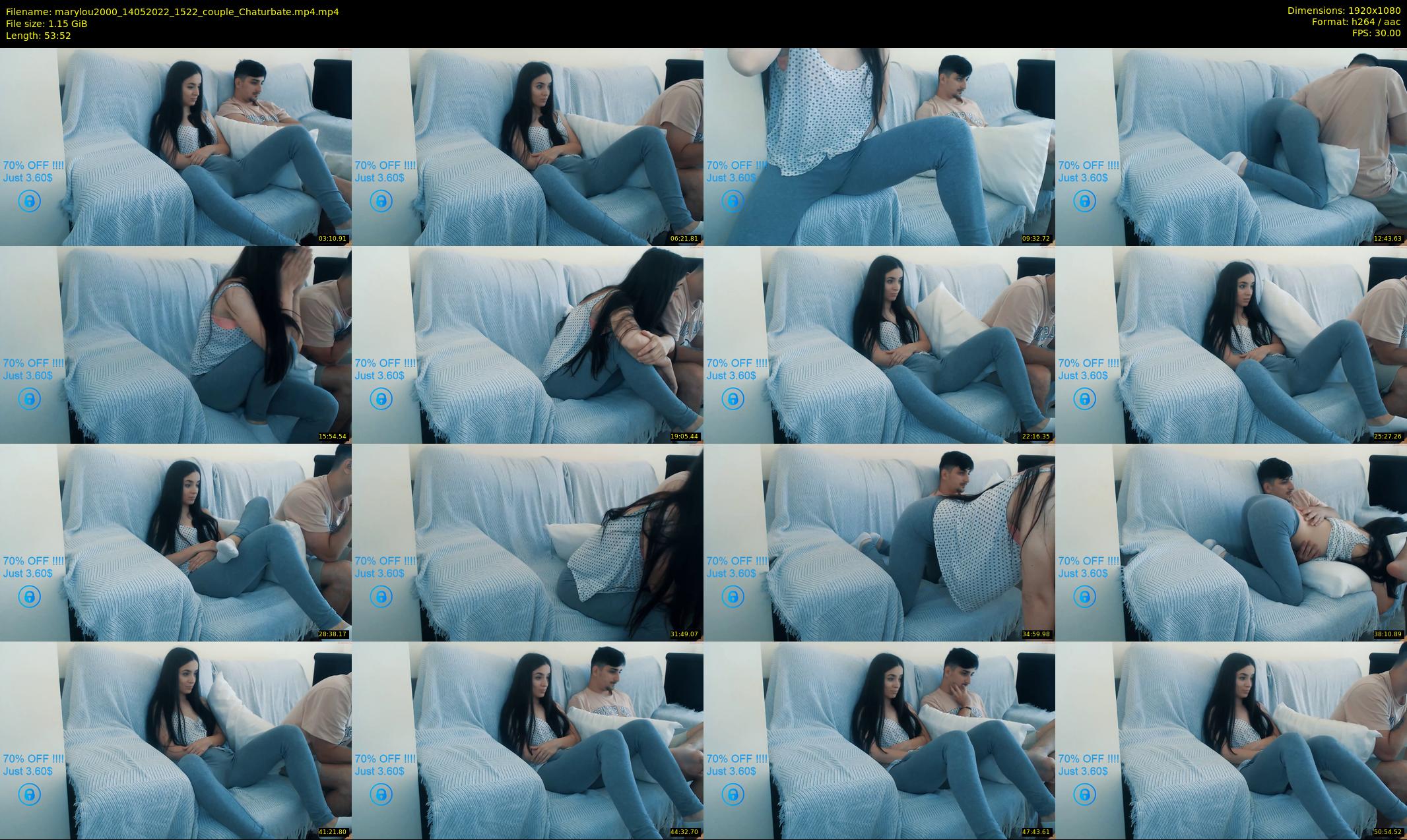 marylou2000 — 54 minute Chaturbate couple cam show recording, 1080p, May 14, 2022
