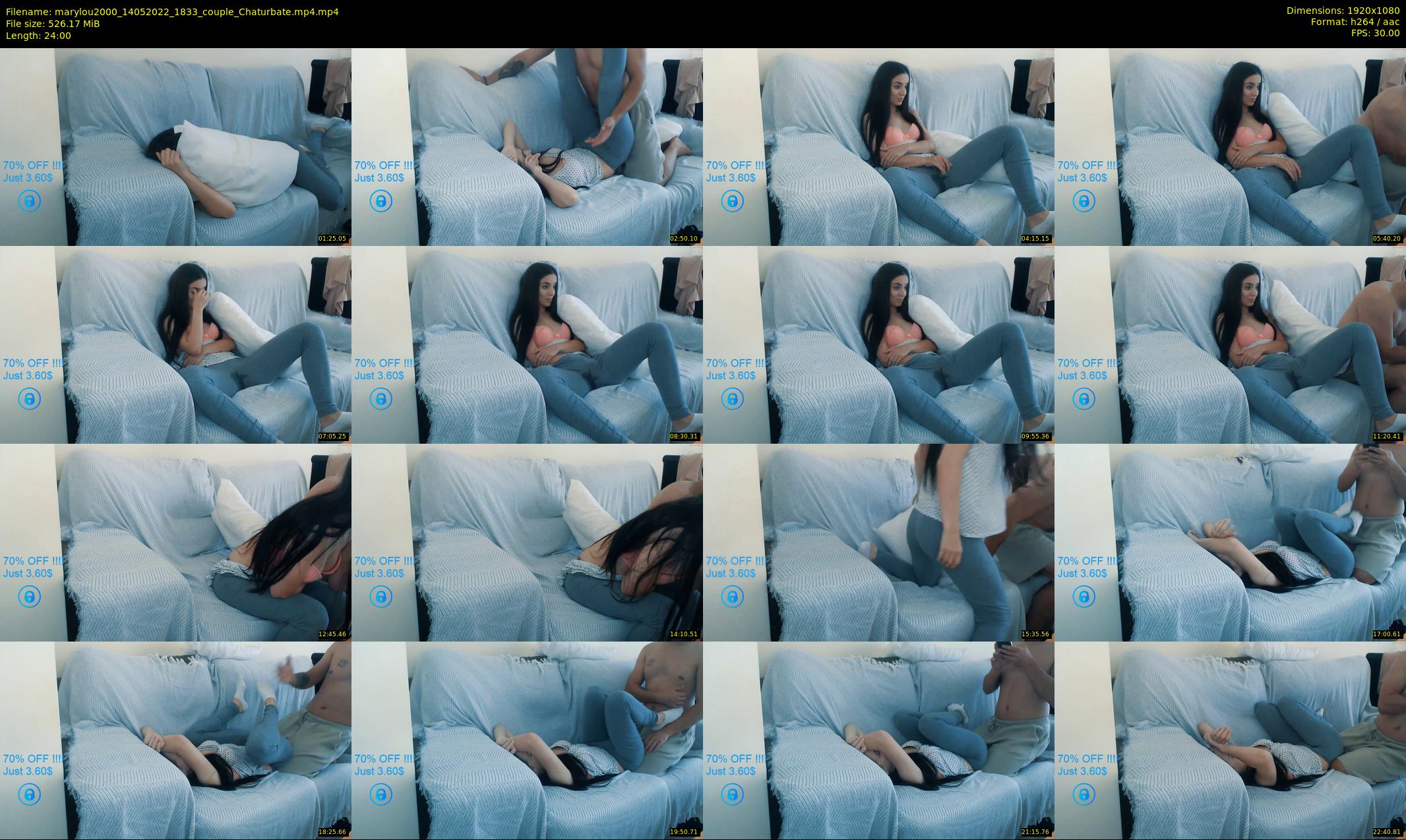 marylou2000 — 24 minute Chaturbate couple cam show recording, 1080p, May 14, 2022