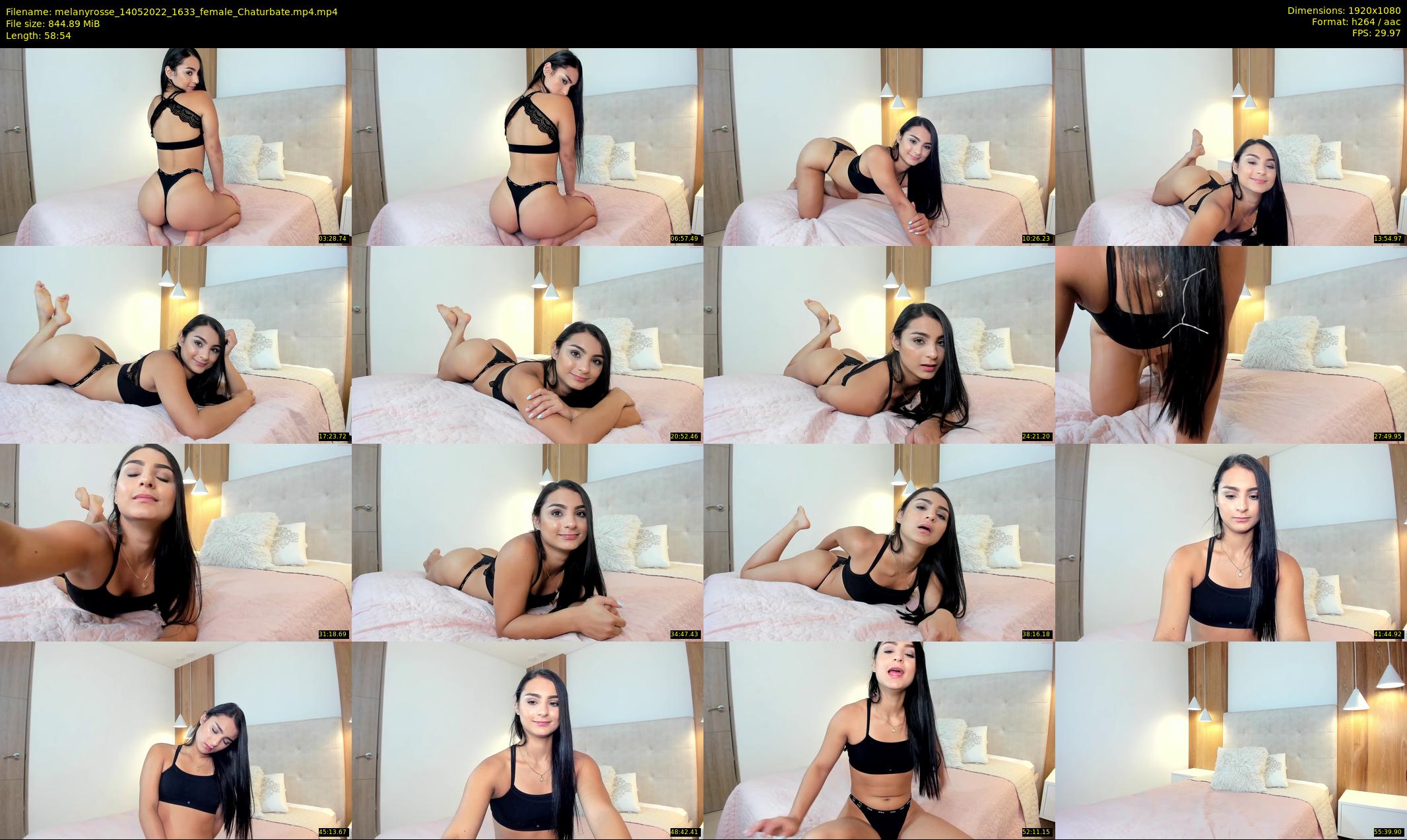 melanyrosse — 59 minute Chaturbate female cam show recording, 1080p, May 14, 2022
