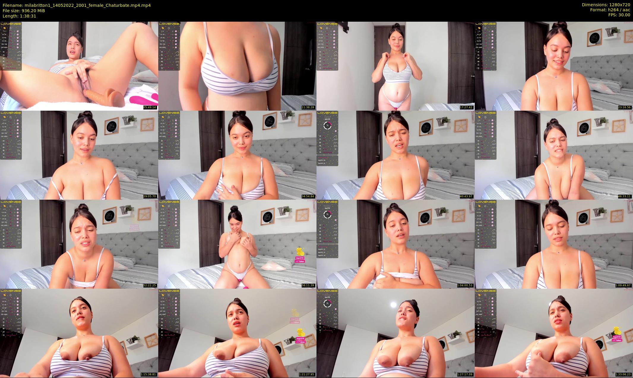 milabritton1 — 99 minute Chaturbate female cam show recording, 720p, May 14, 2022