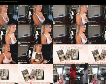 milavalentinax — 63 minute Chaturbate female cam show recording, 1080p, May 15, 2022