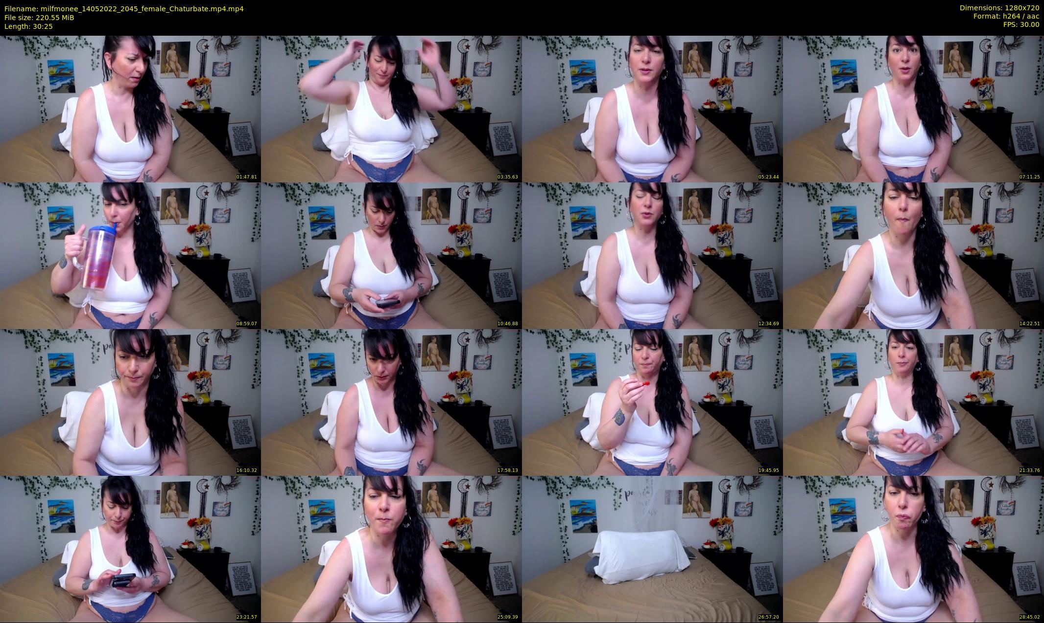 milfmonee — 31 minute Chaturbate female cam show recording, 720p, May 14, 2022