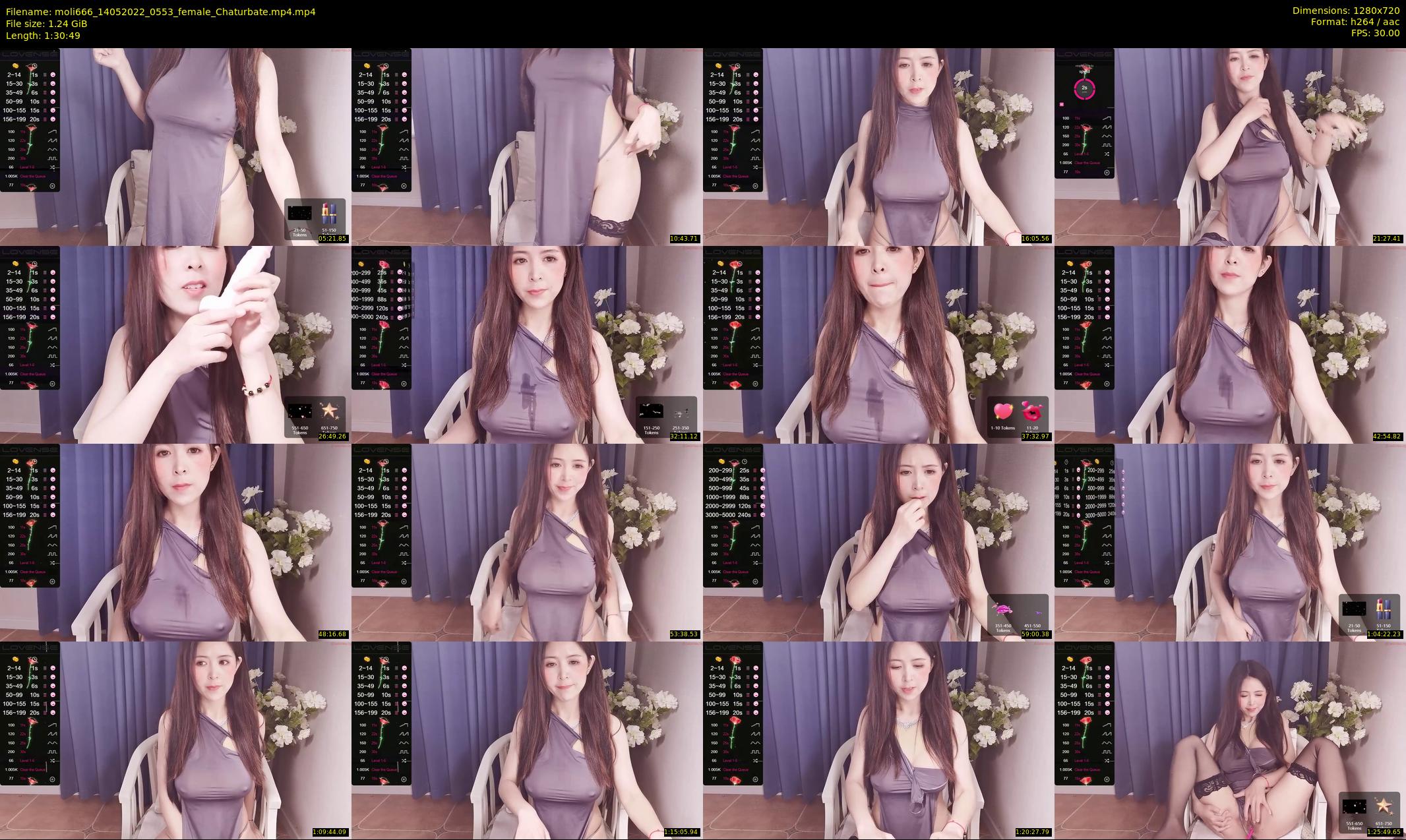 moli666 — 91 minute Chaturbate female cam show recording, 720p, May 14, 2022
