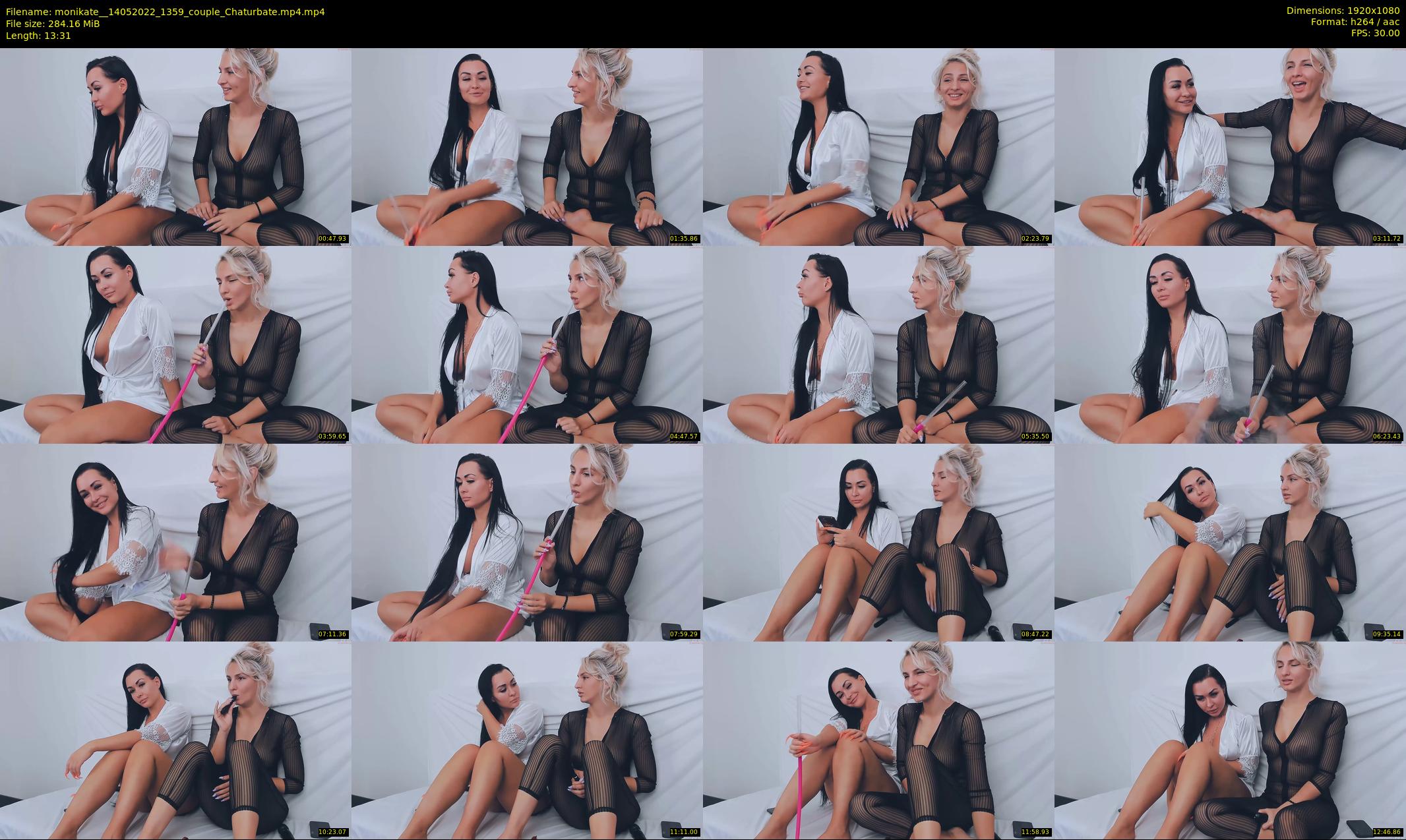monikate_ — 14 minute Chaturbate couple cam show recording, 1080p, May 14, 2022