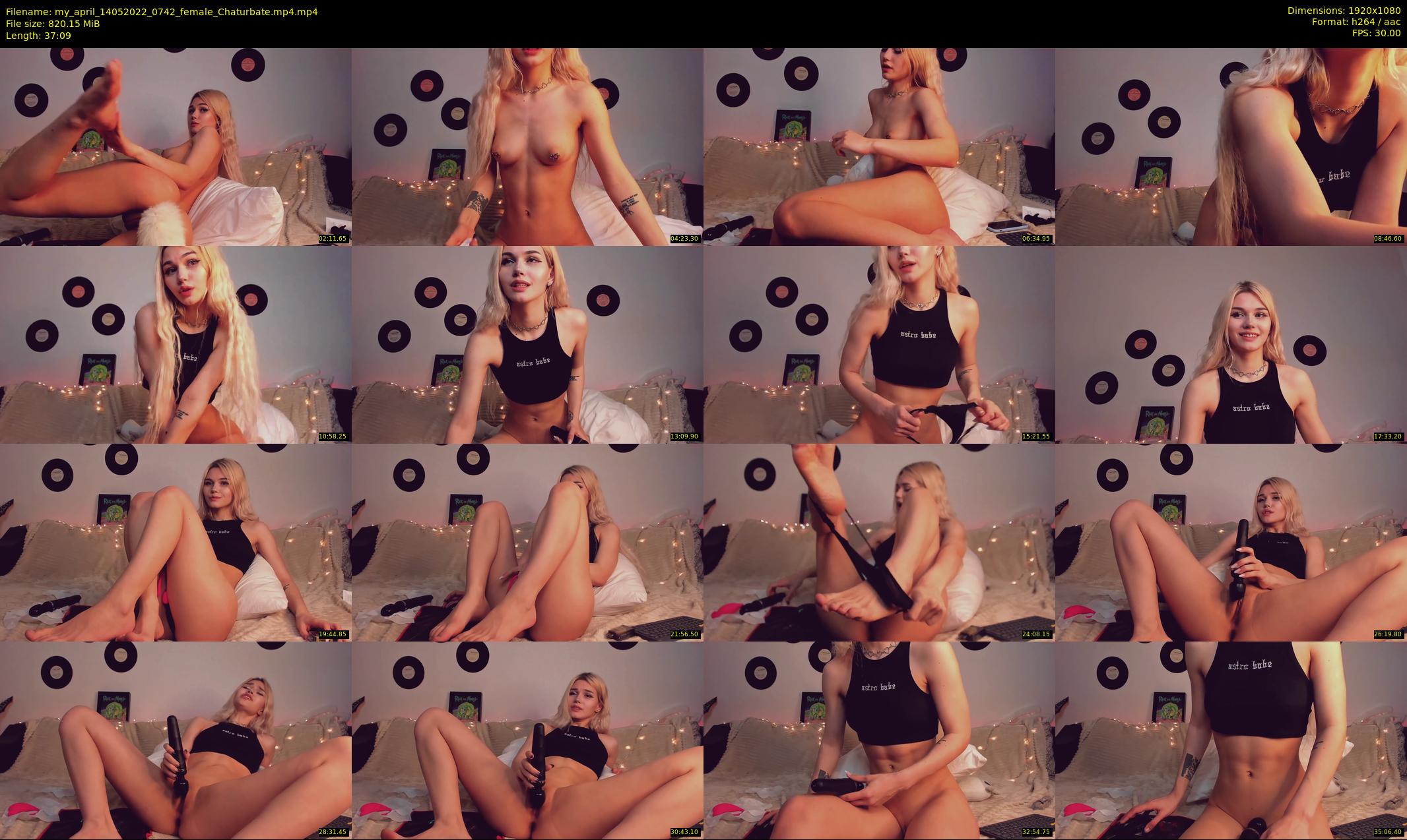 my_april — 38 minute Chaturbate female cam show recording, 1080p, May 14, 2022