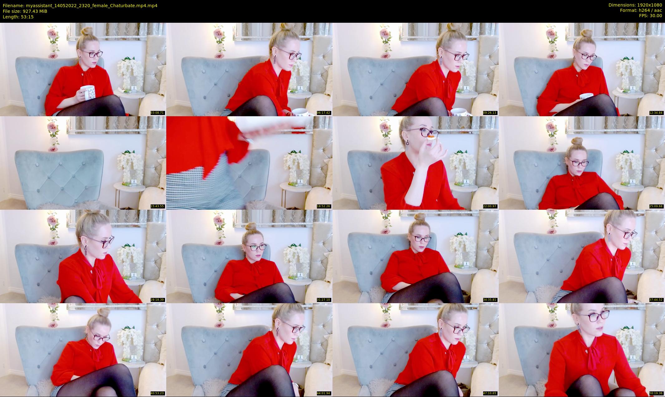 myassistant — 54 minute Chaturbate female cam show recording, 1080p, May 14, 2022